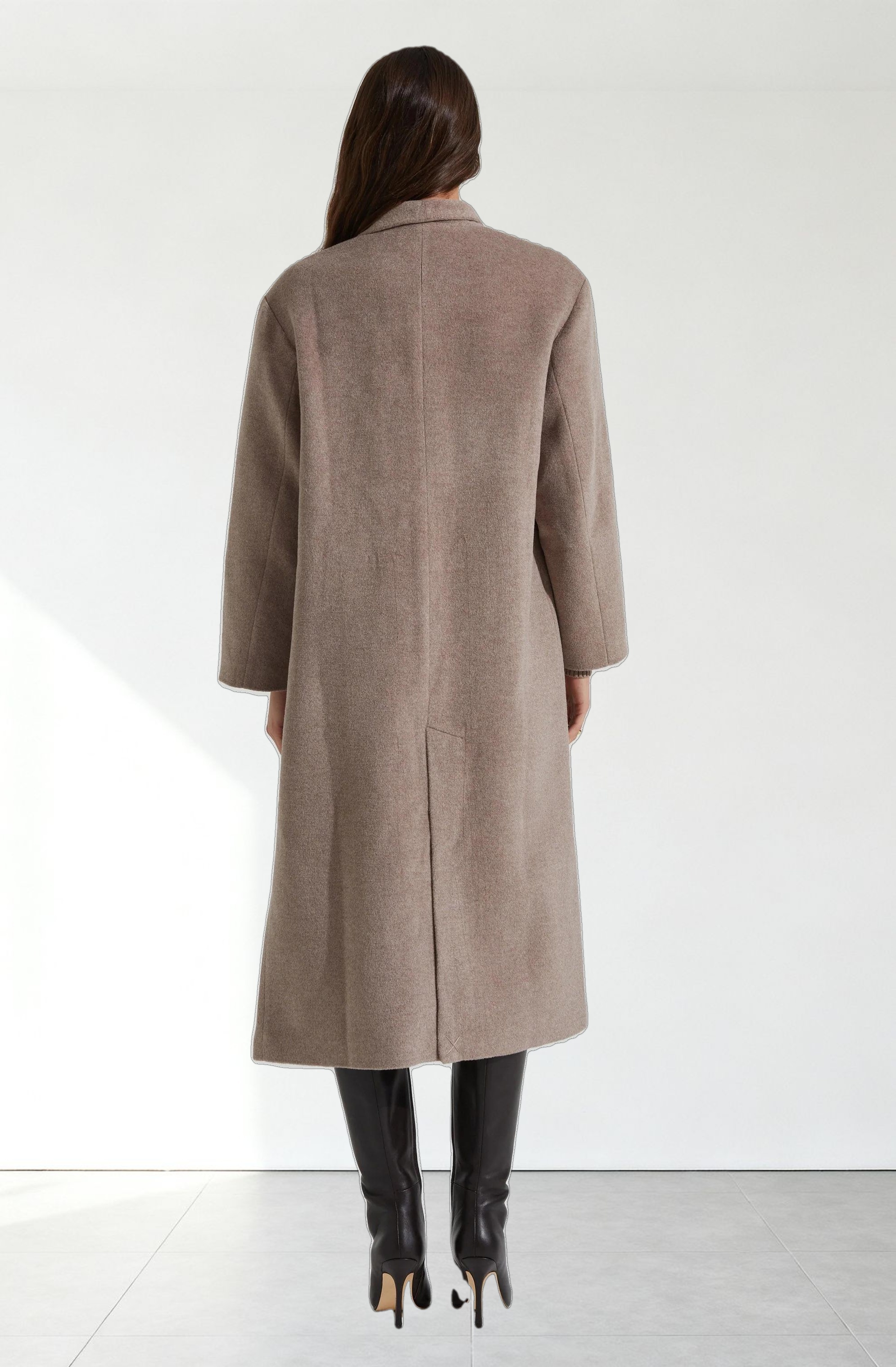 Londyn Scarf Longline Coat
