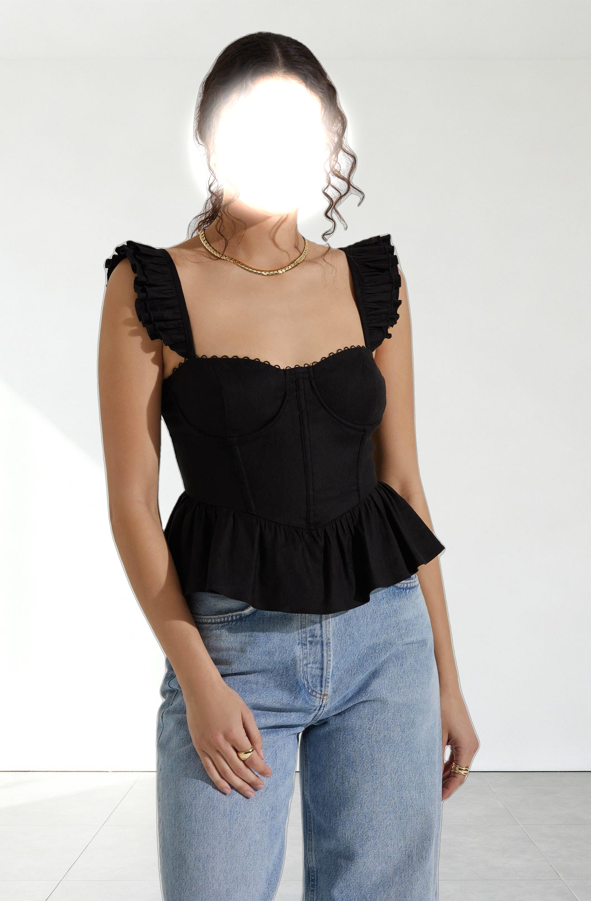 Baylin Peplum Top