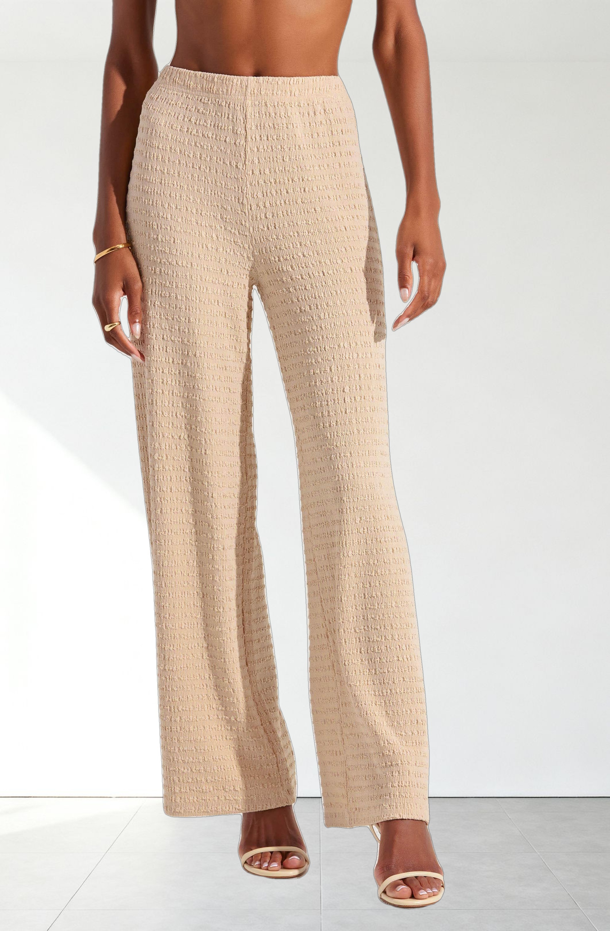 Keir Textured Knit Pants