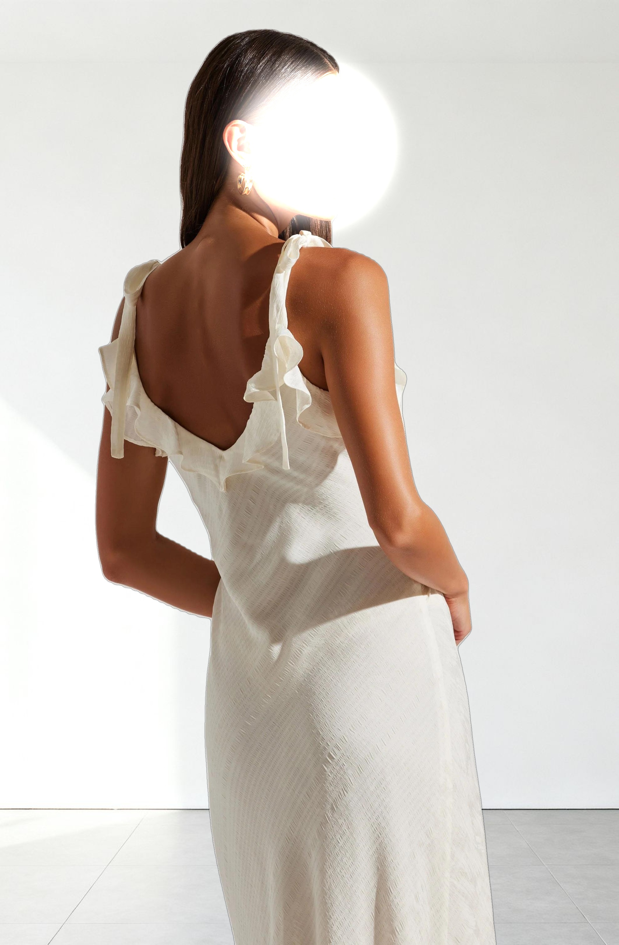 Sorbae Ruffle Maxi Dress