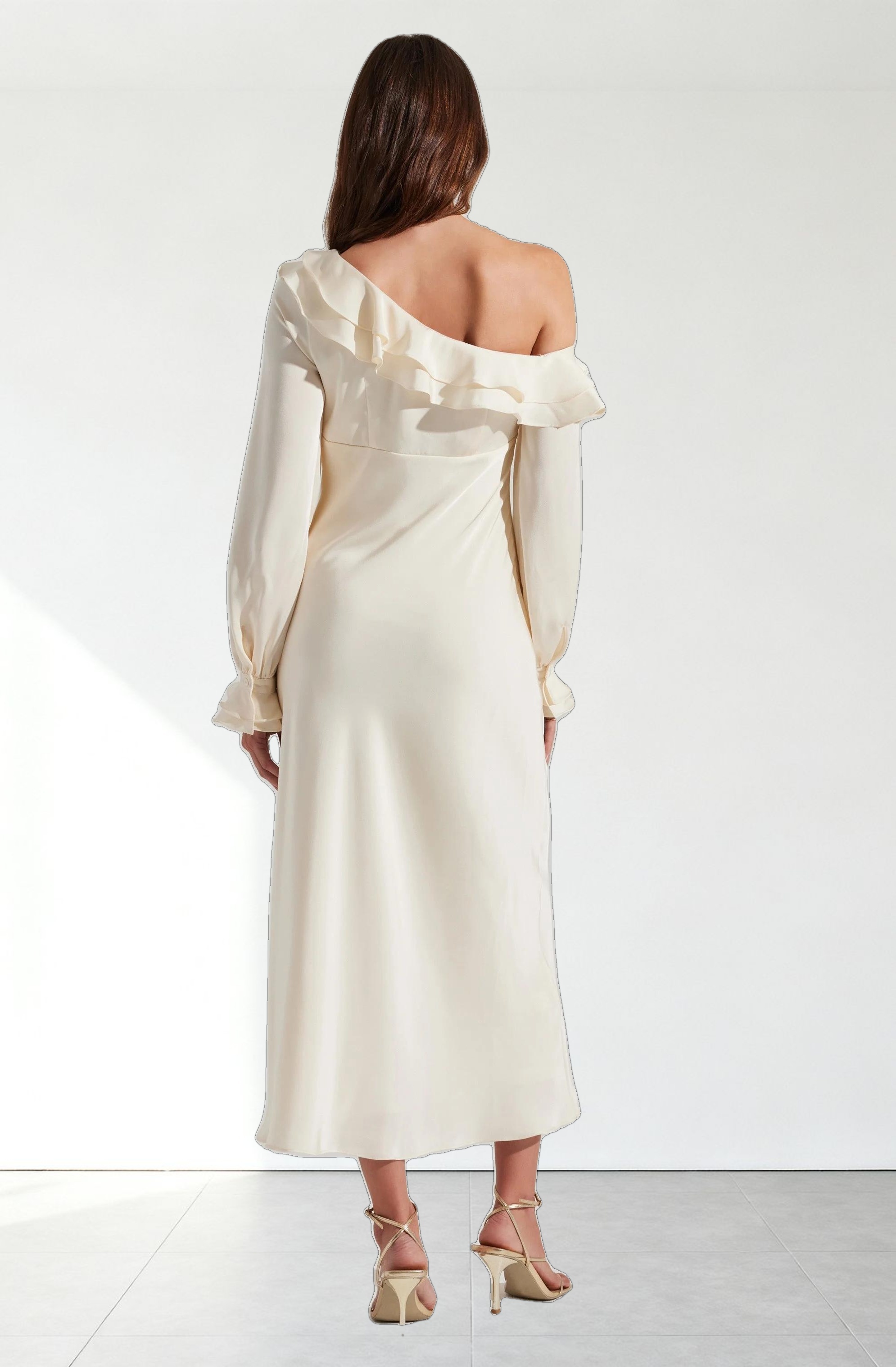 Coraline Satin Midi Dress