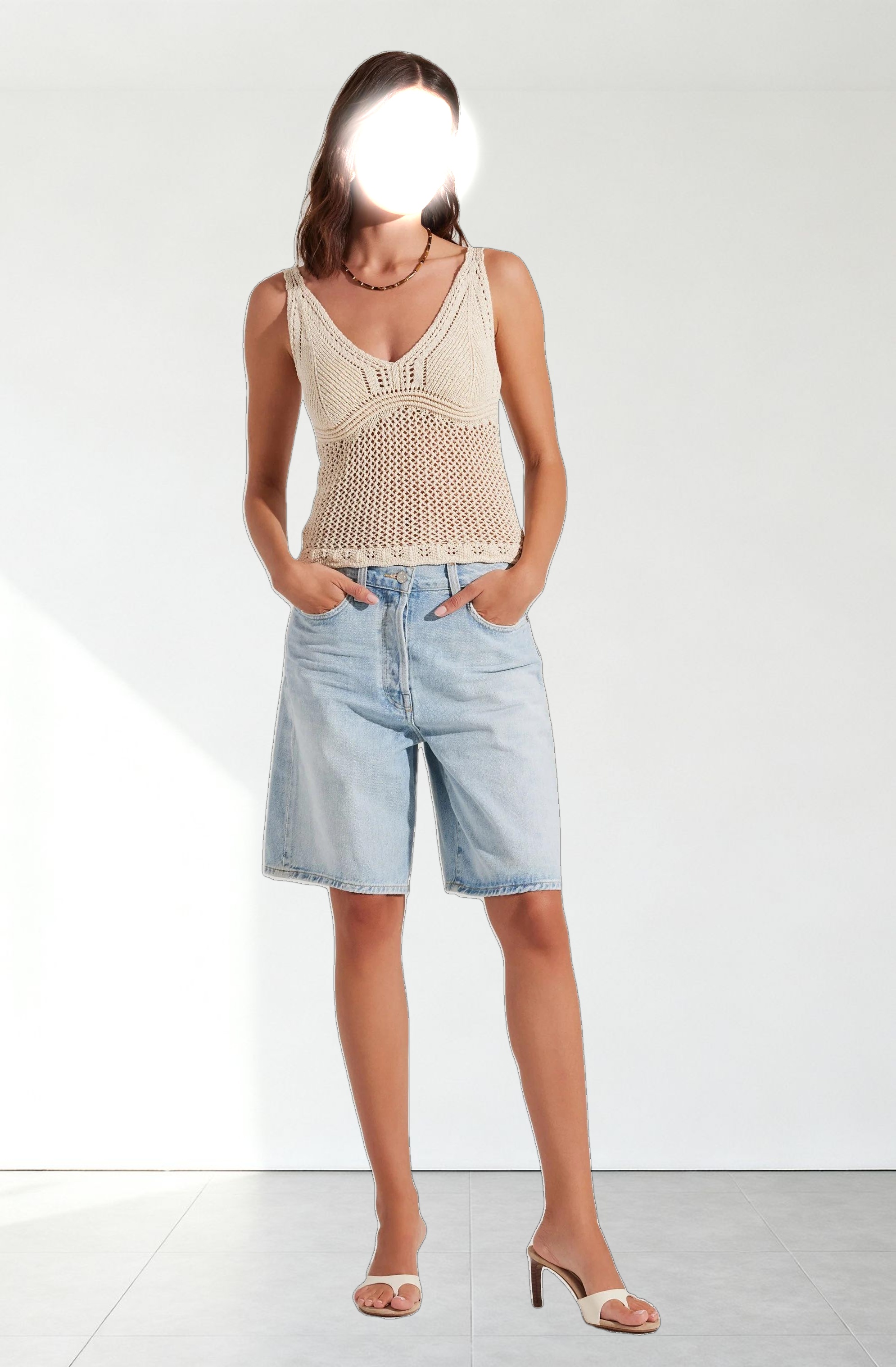 Kalaya Crochet Knit Top