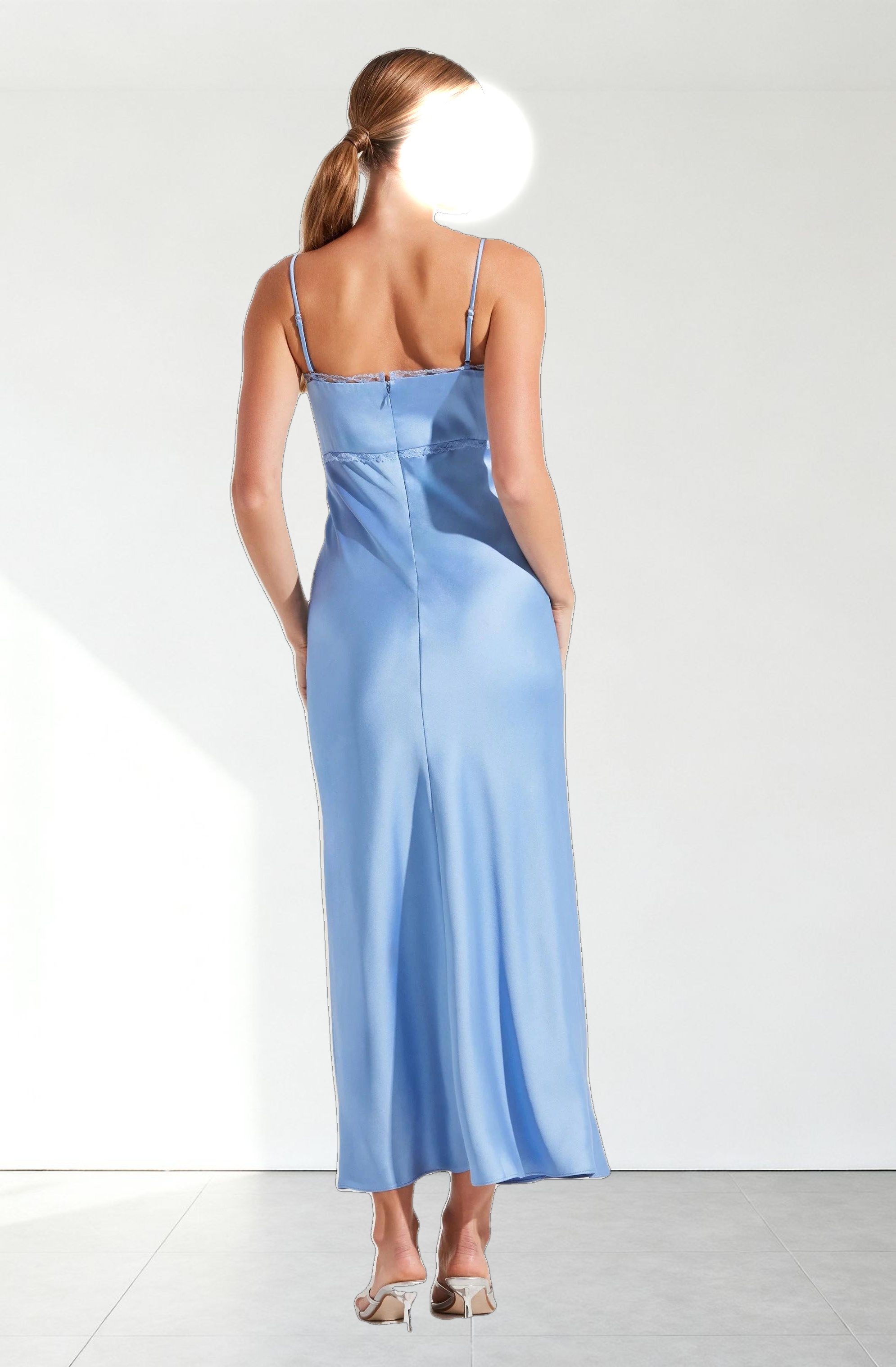 Florianne Satin Maxi Dress