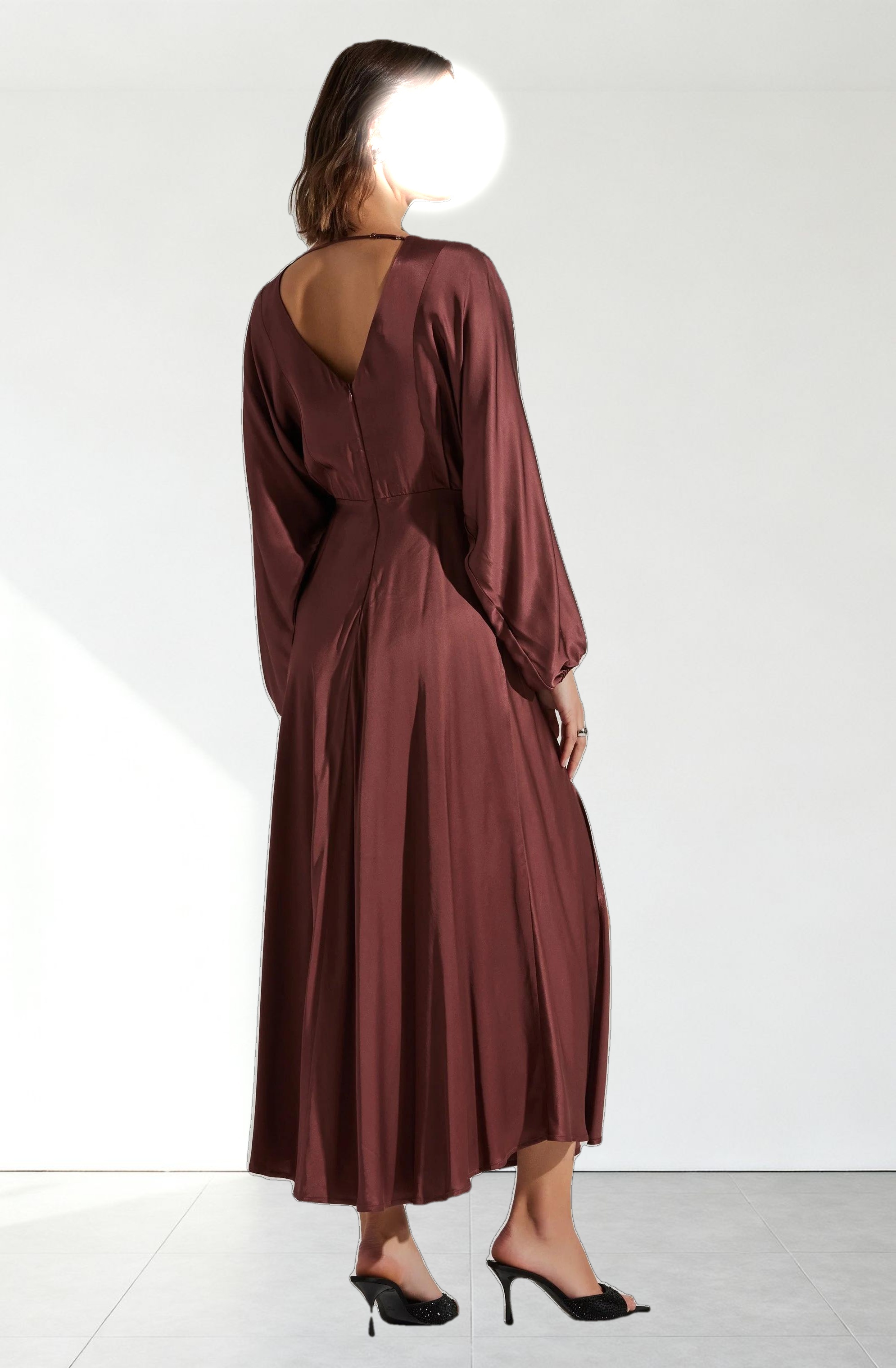 Kimiko V-Neck Midi Dress