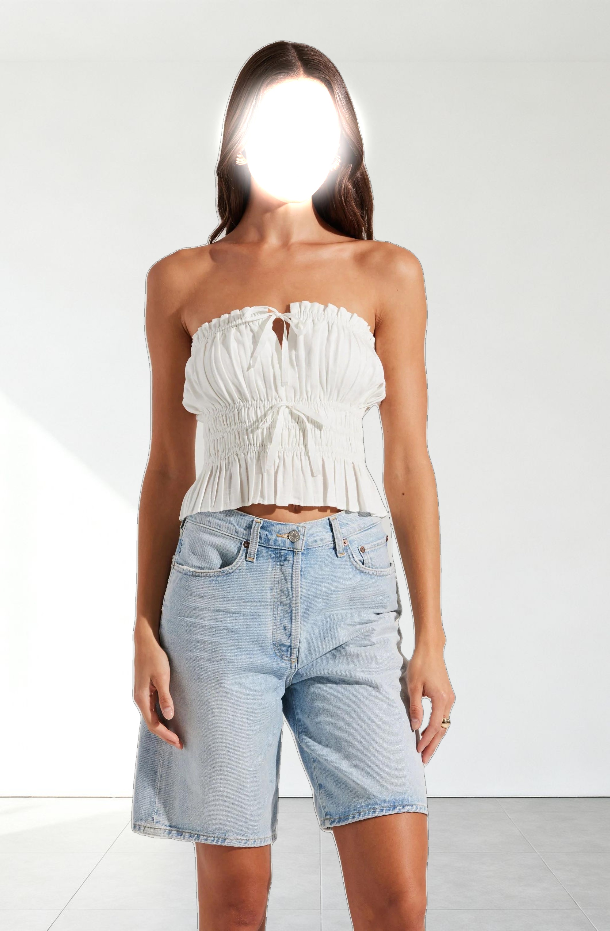 Biffy Smocked Tube Top