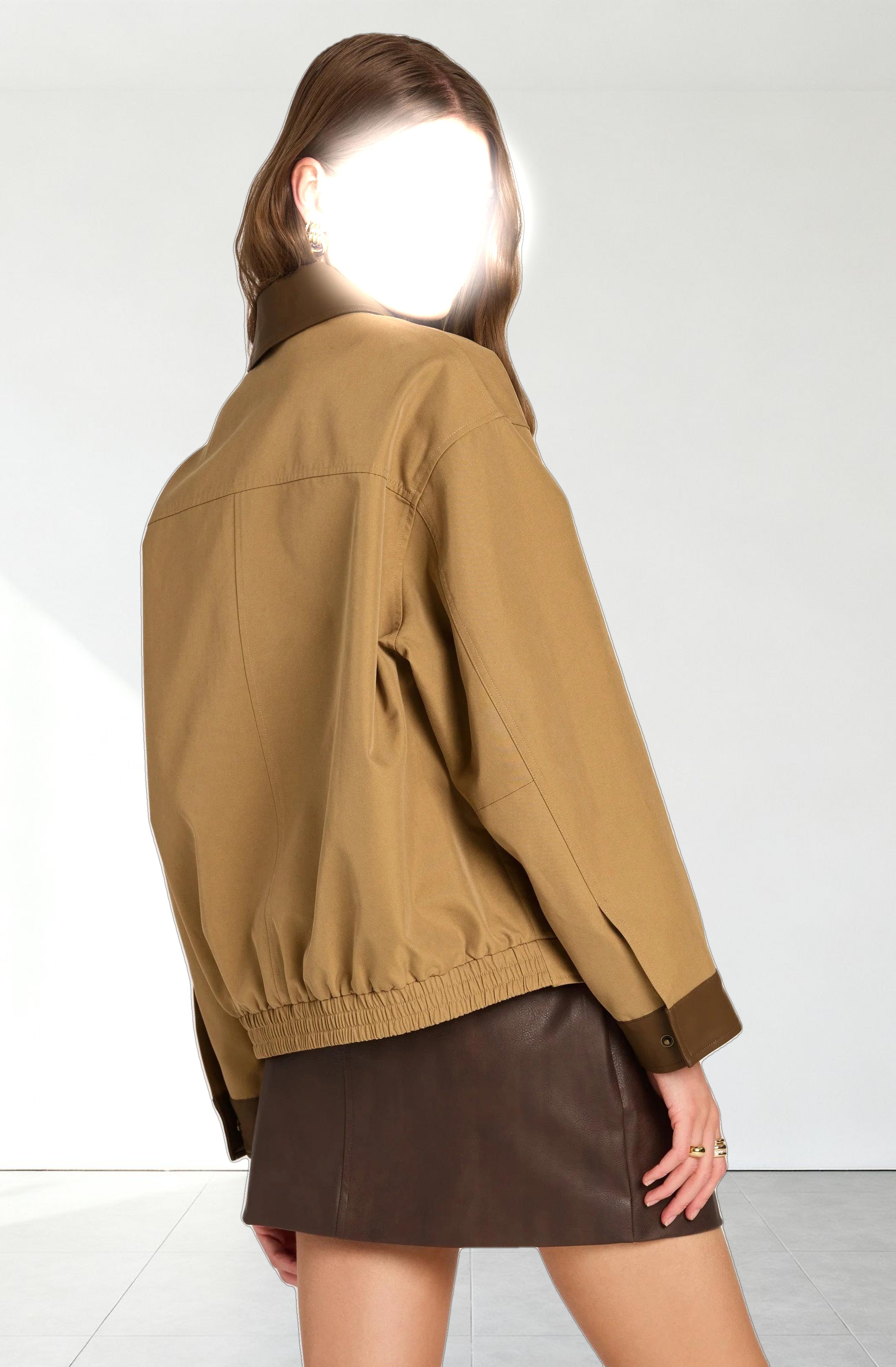 Contrast Barn Jacket