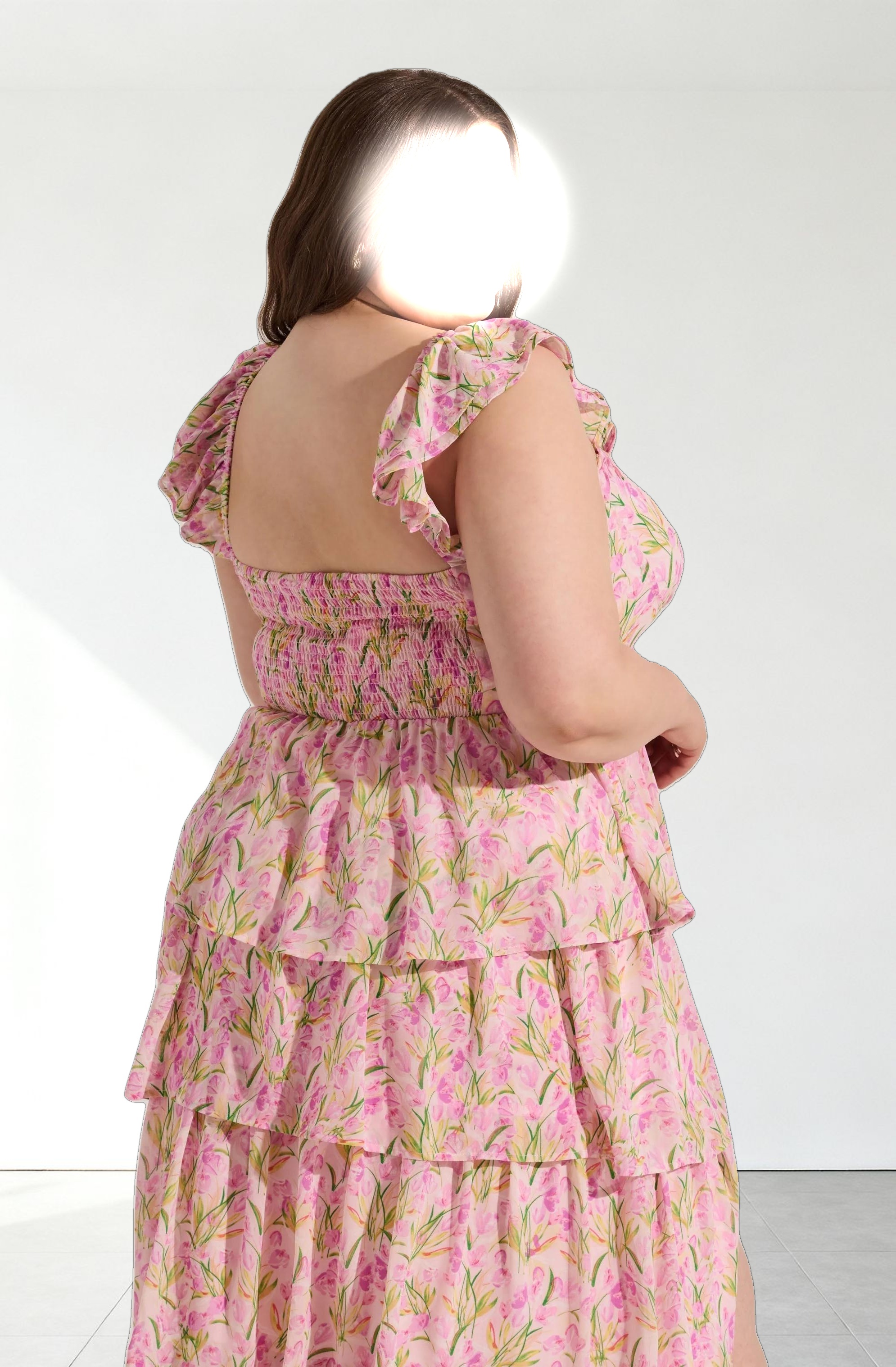 Midsummer Floral Tiered Maxi Dress