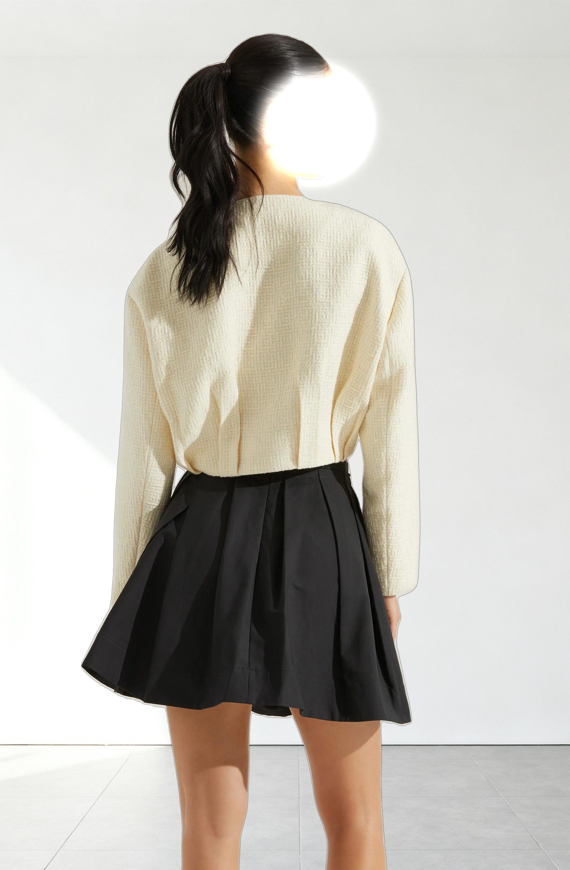 Edana Cropped Tailored Jacket