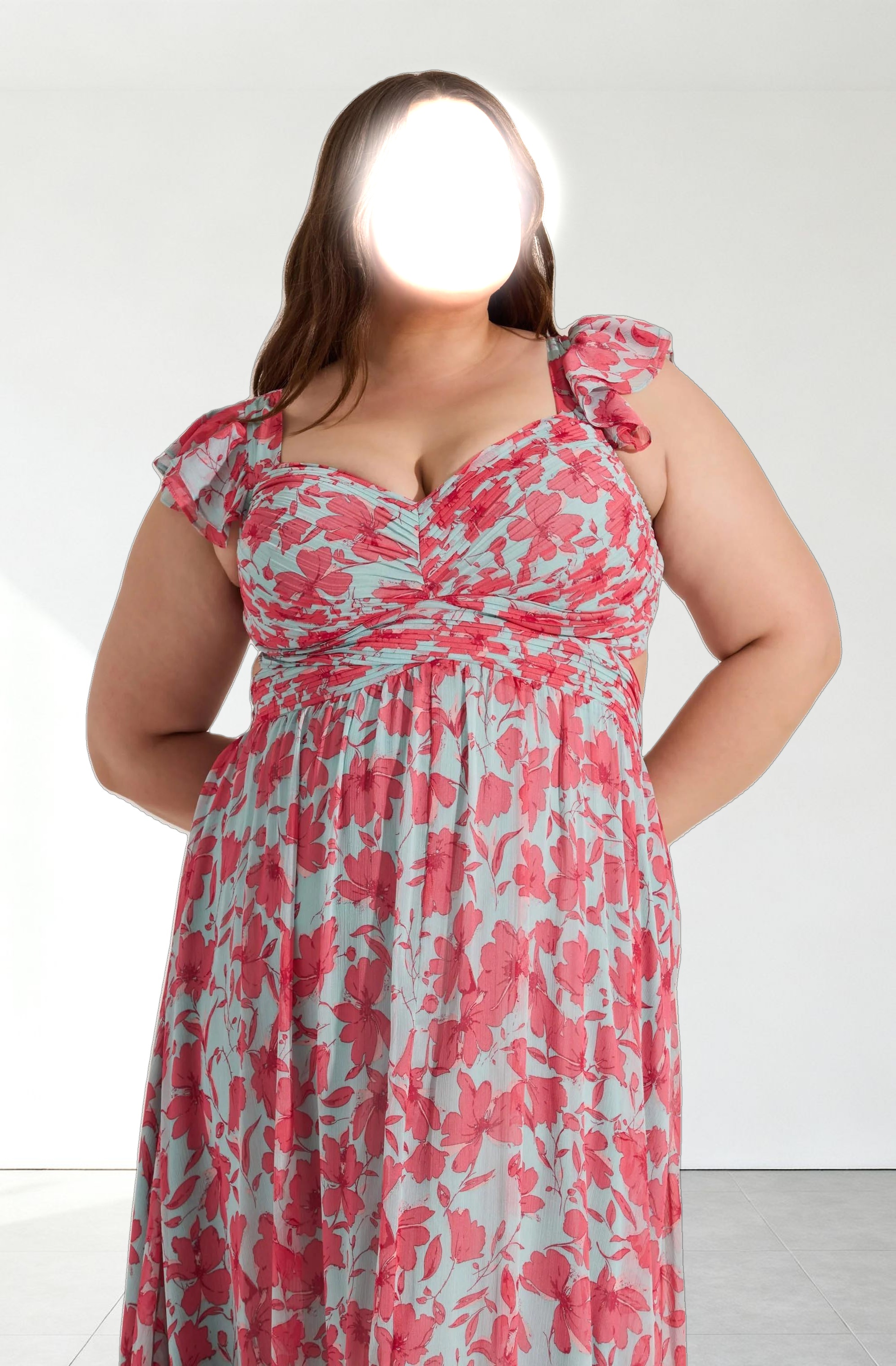 Primrose Floral Strappy Back Maxi Dress