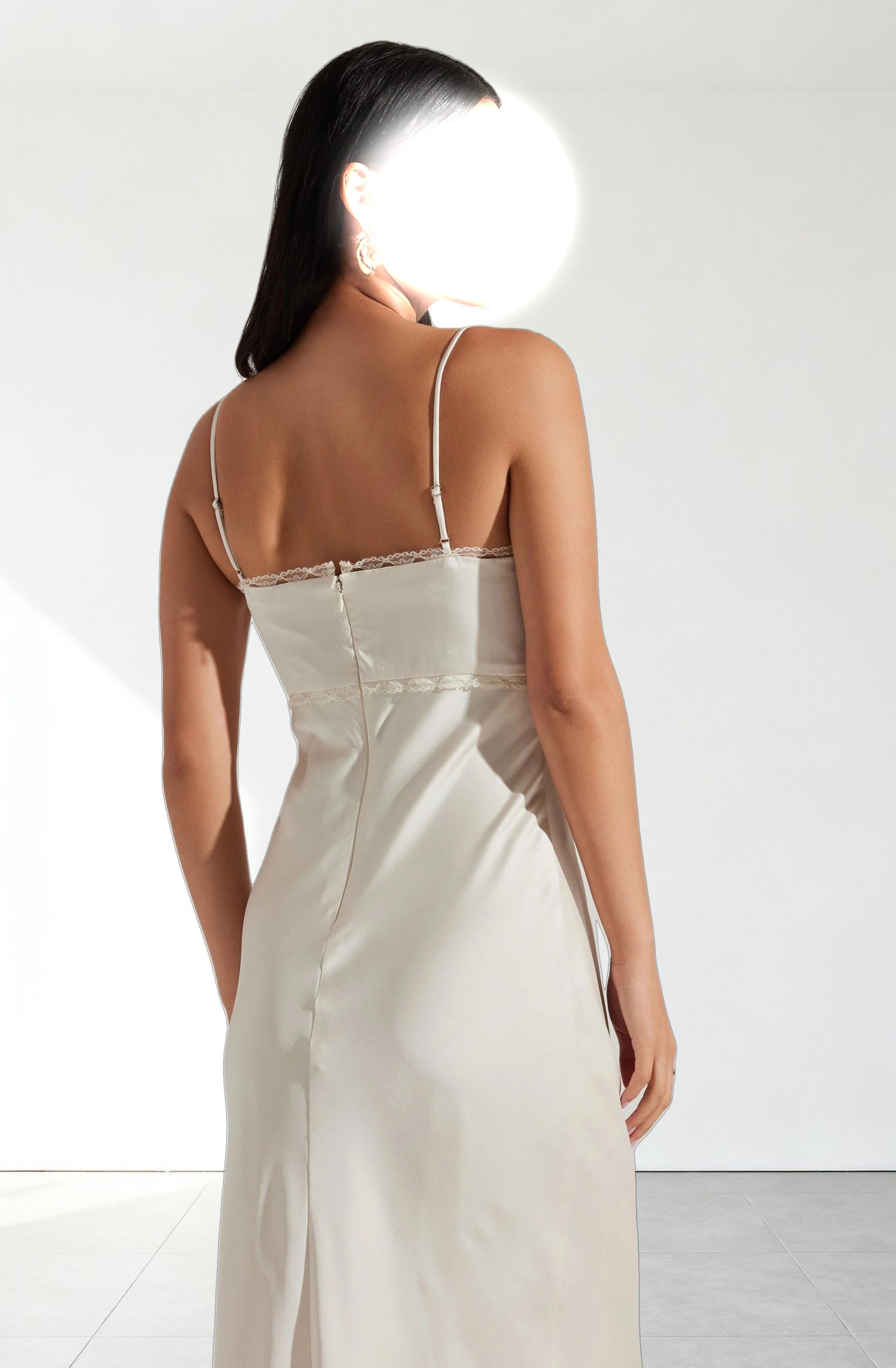 Florianne Satin Maxi Dress