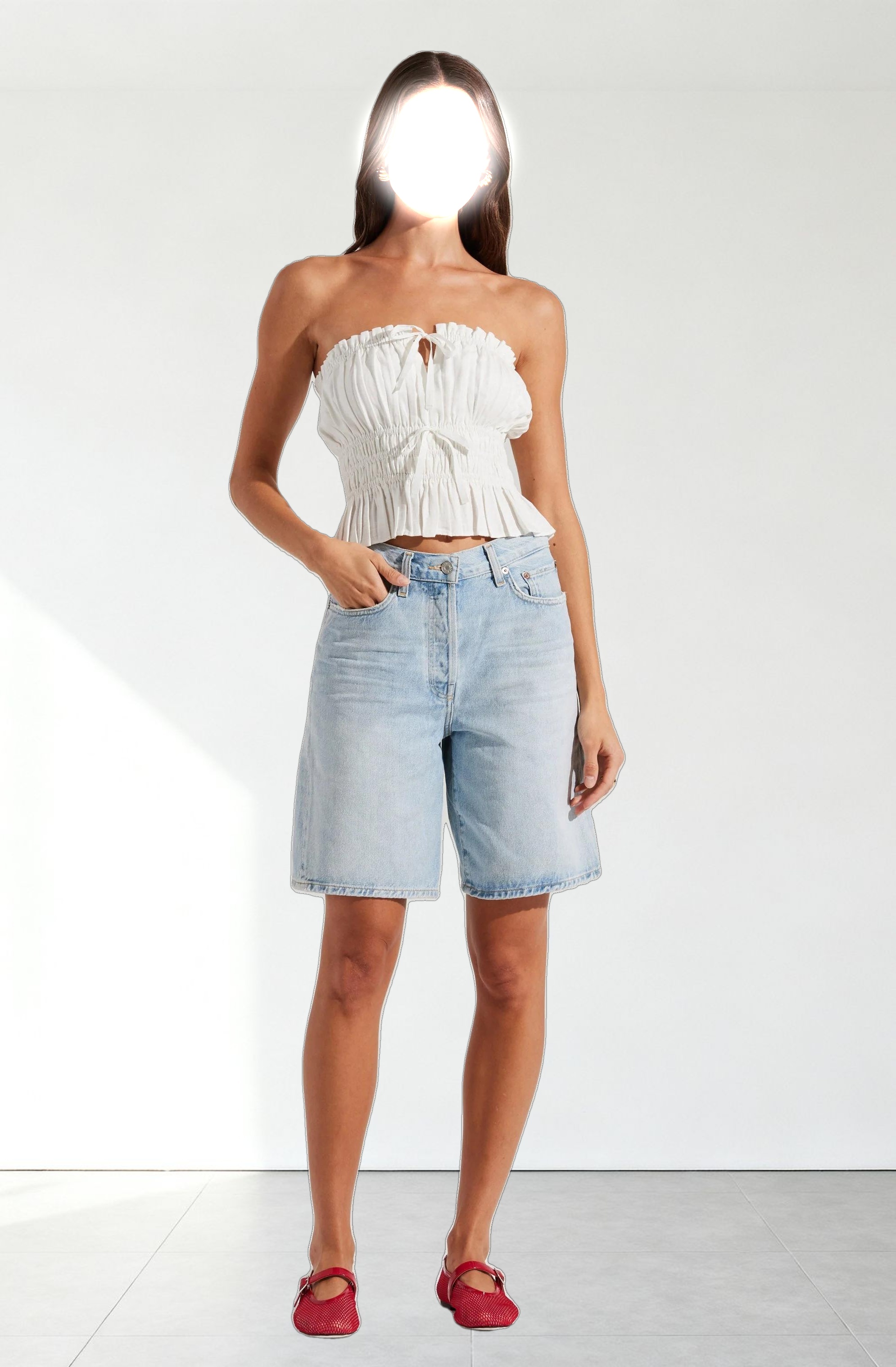 Biffy Smocked Tube Top