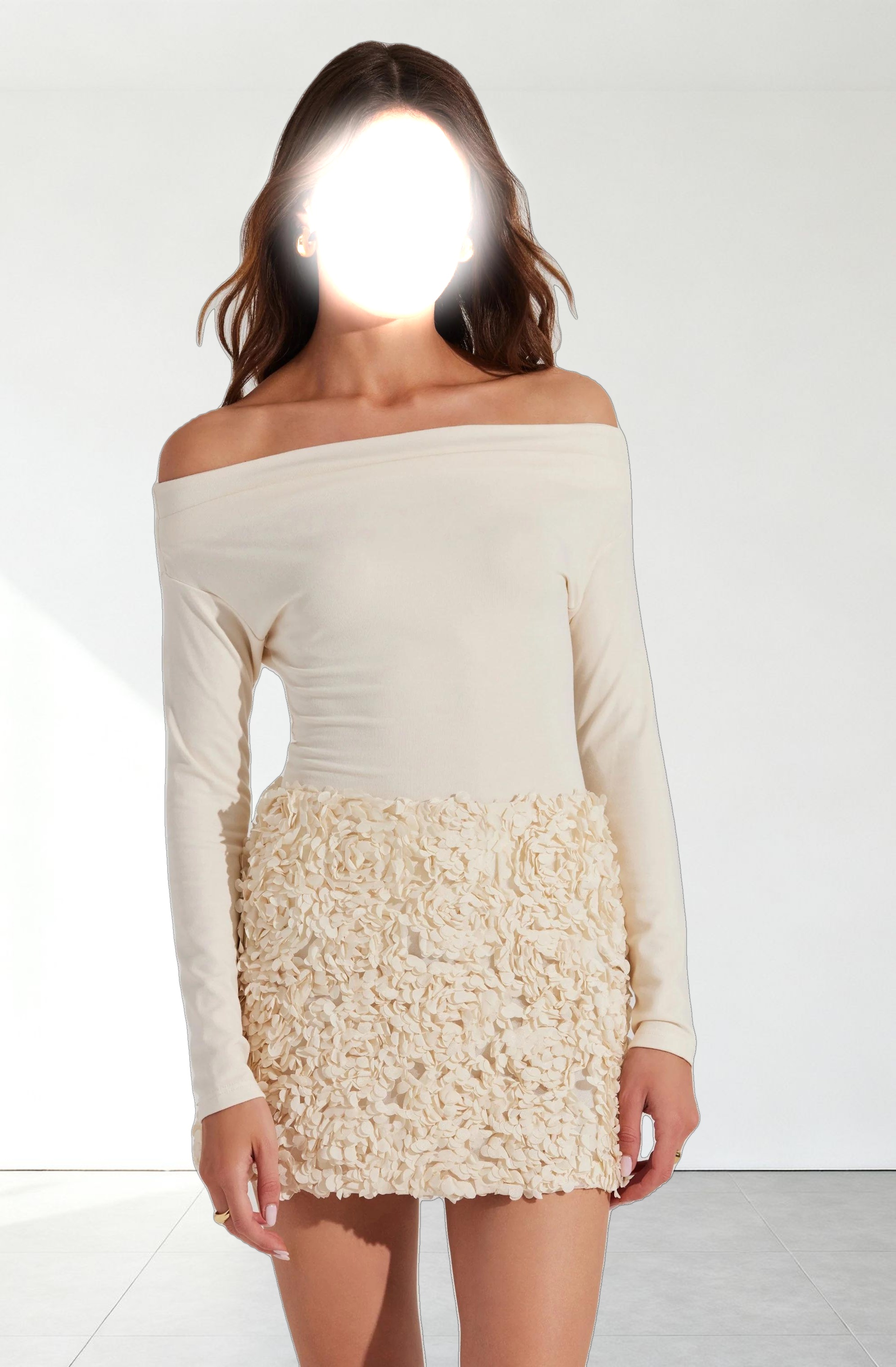 Ena Rosette Mini Skirt