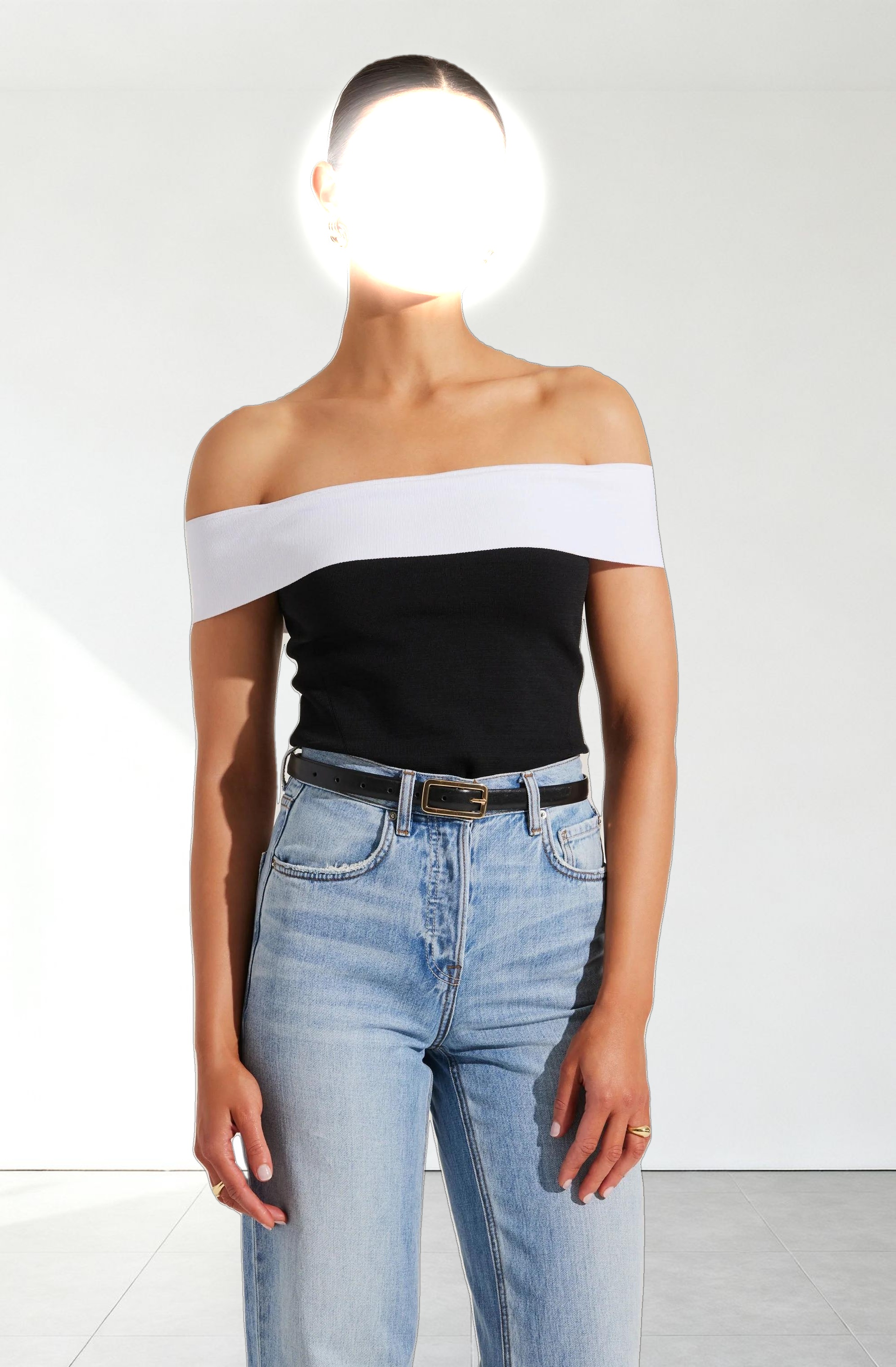 Rochelle Contrast Sweater Top