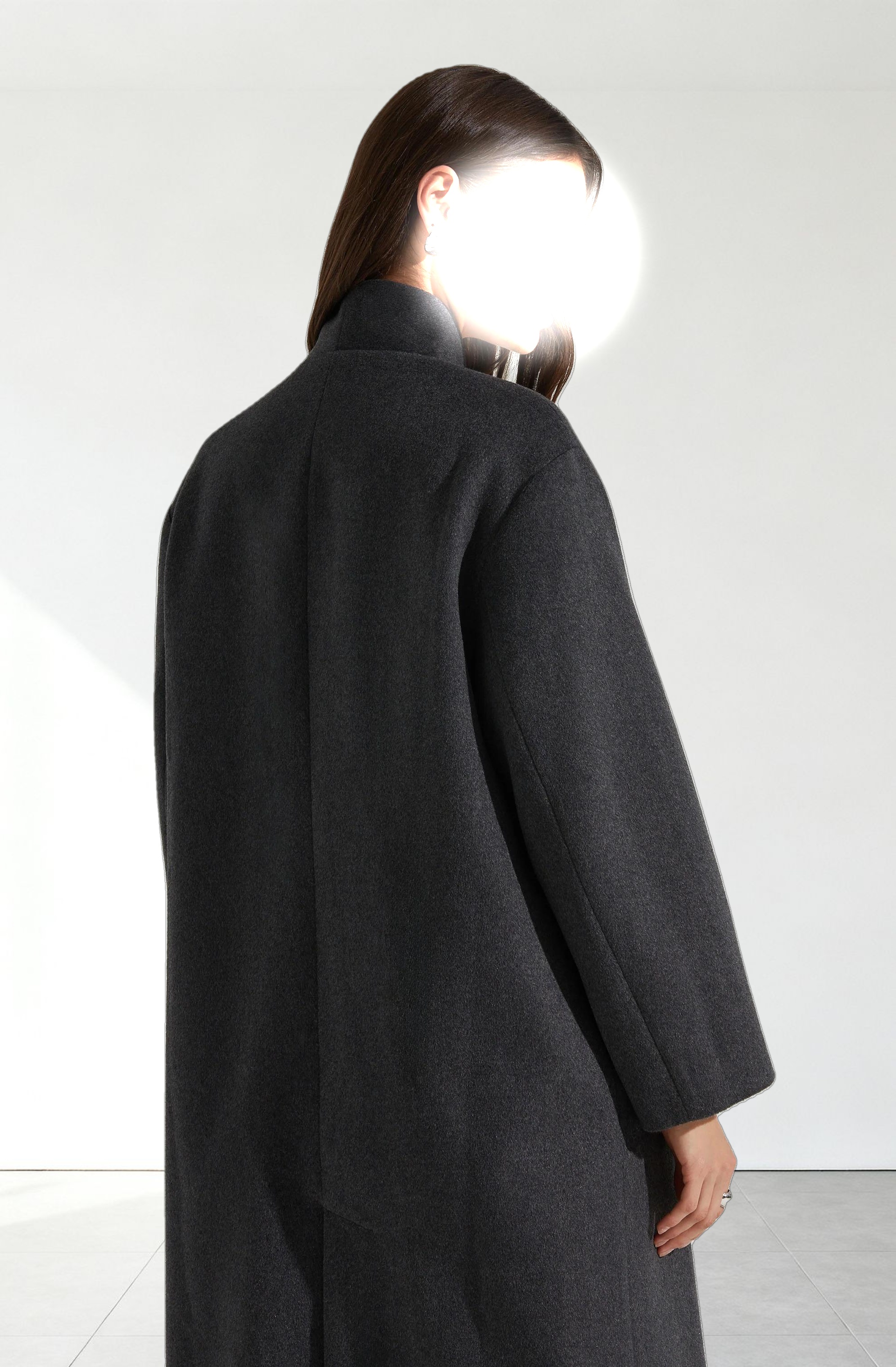 Londyn Scarf Longline Coat