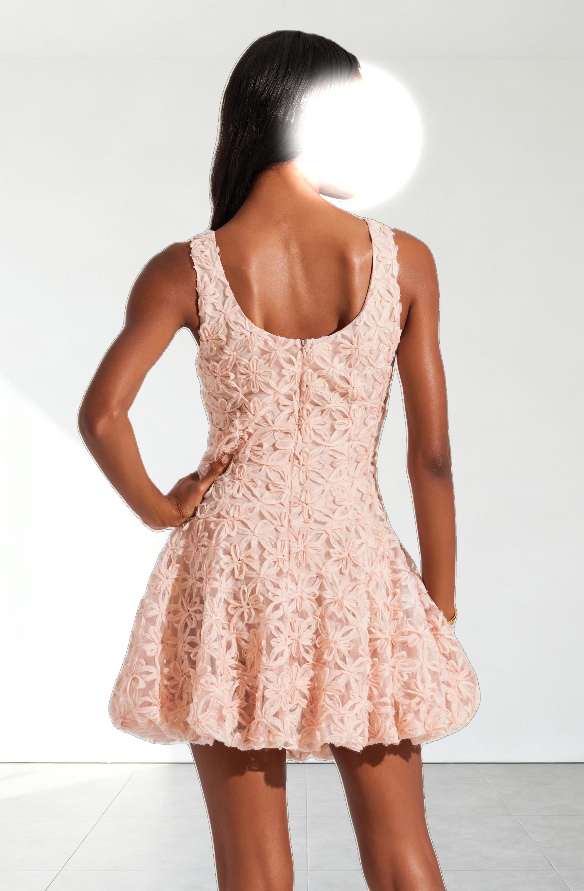 Fable 3D Floral Bubble Dress