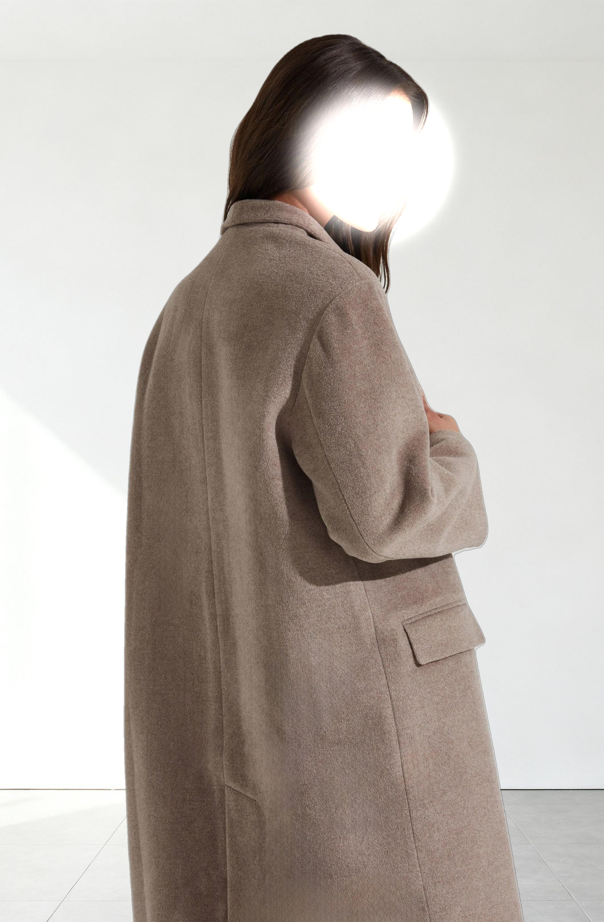 Londyn Scarf Longline Coat