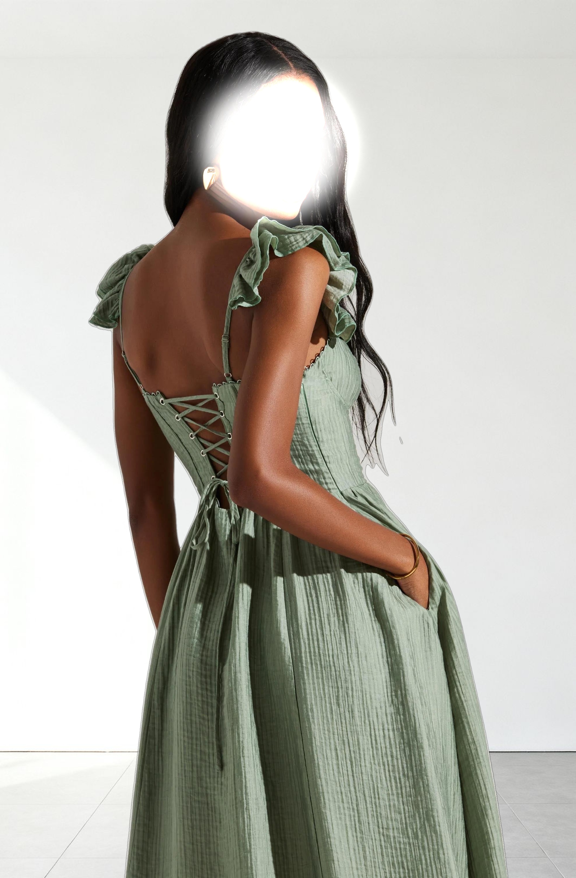 Wedelia Bustier Midi Dress