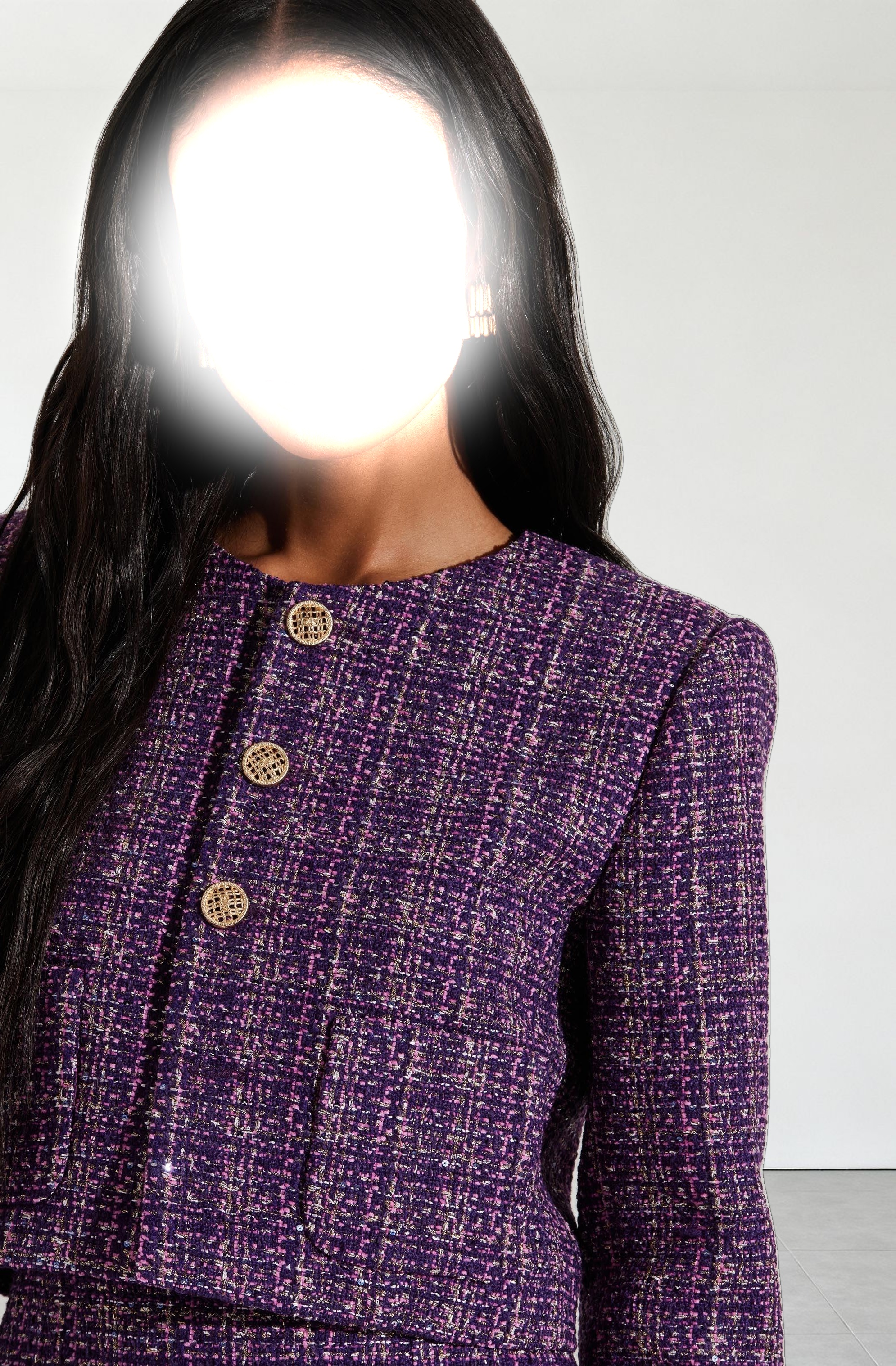 Lyssa Tweed Cropped Jacket