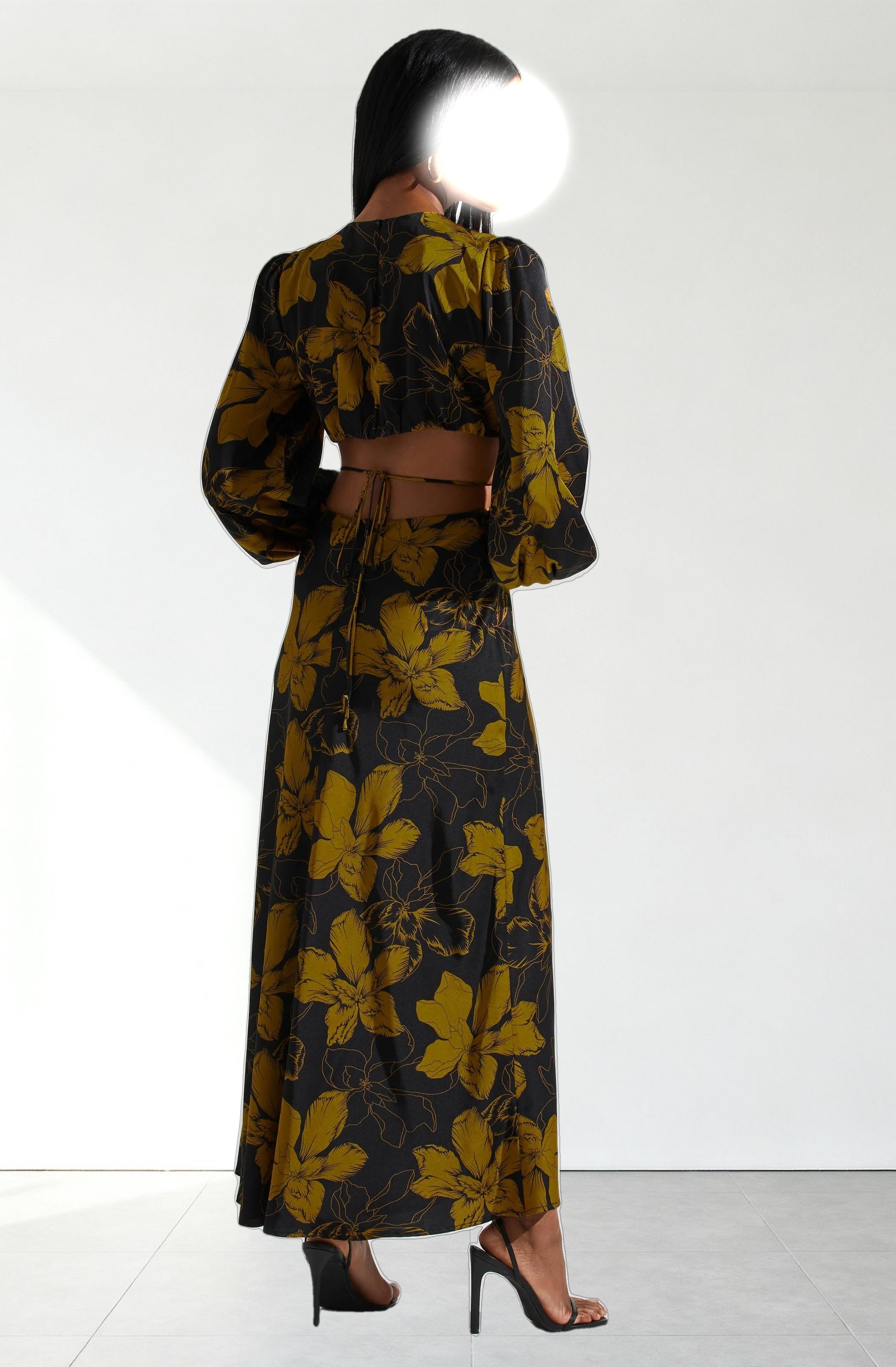 Quinn Floral Cutout Maxi Dress