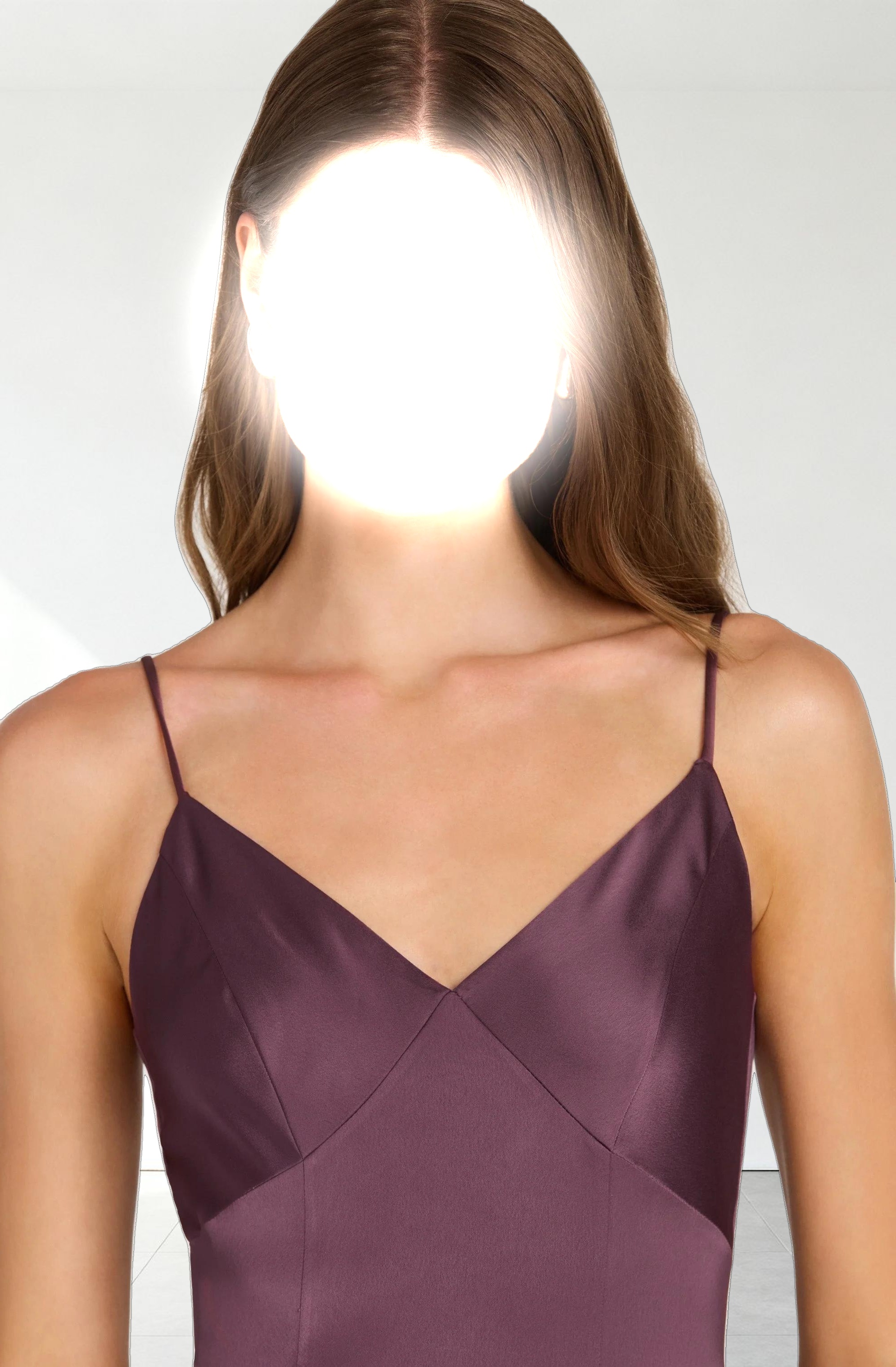 Pleated Drop Waist Maxi Dress