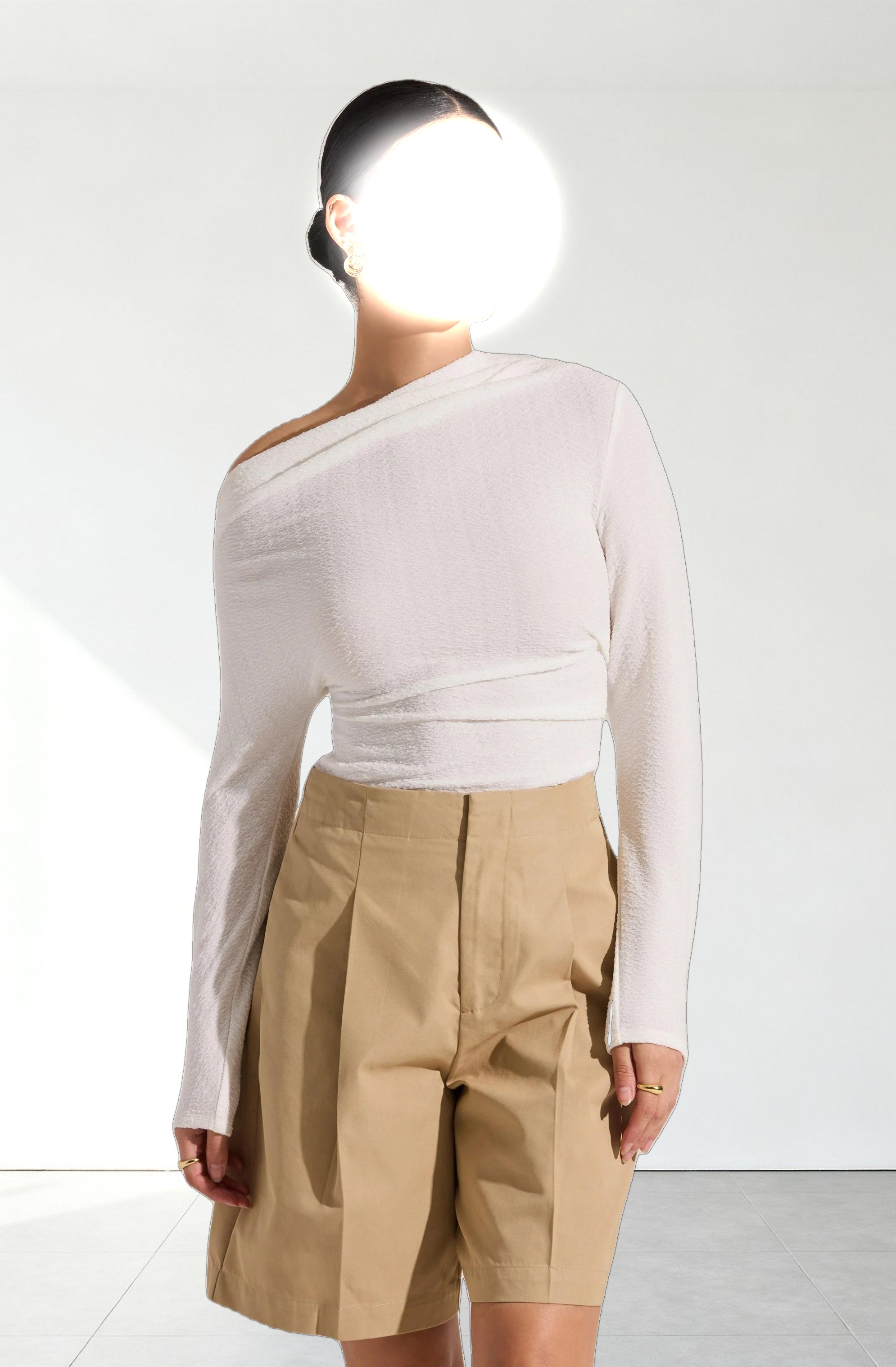 Textured Off Shoulder Top