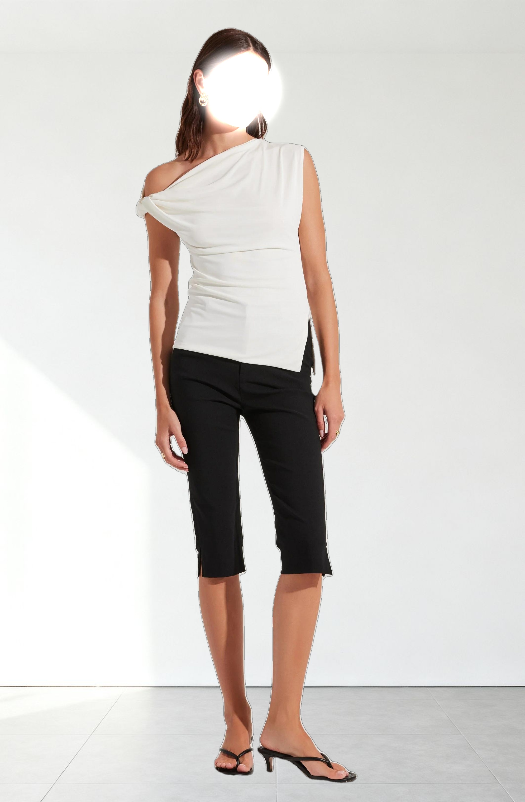 Aphra Twisted Off Shoulder Top