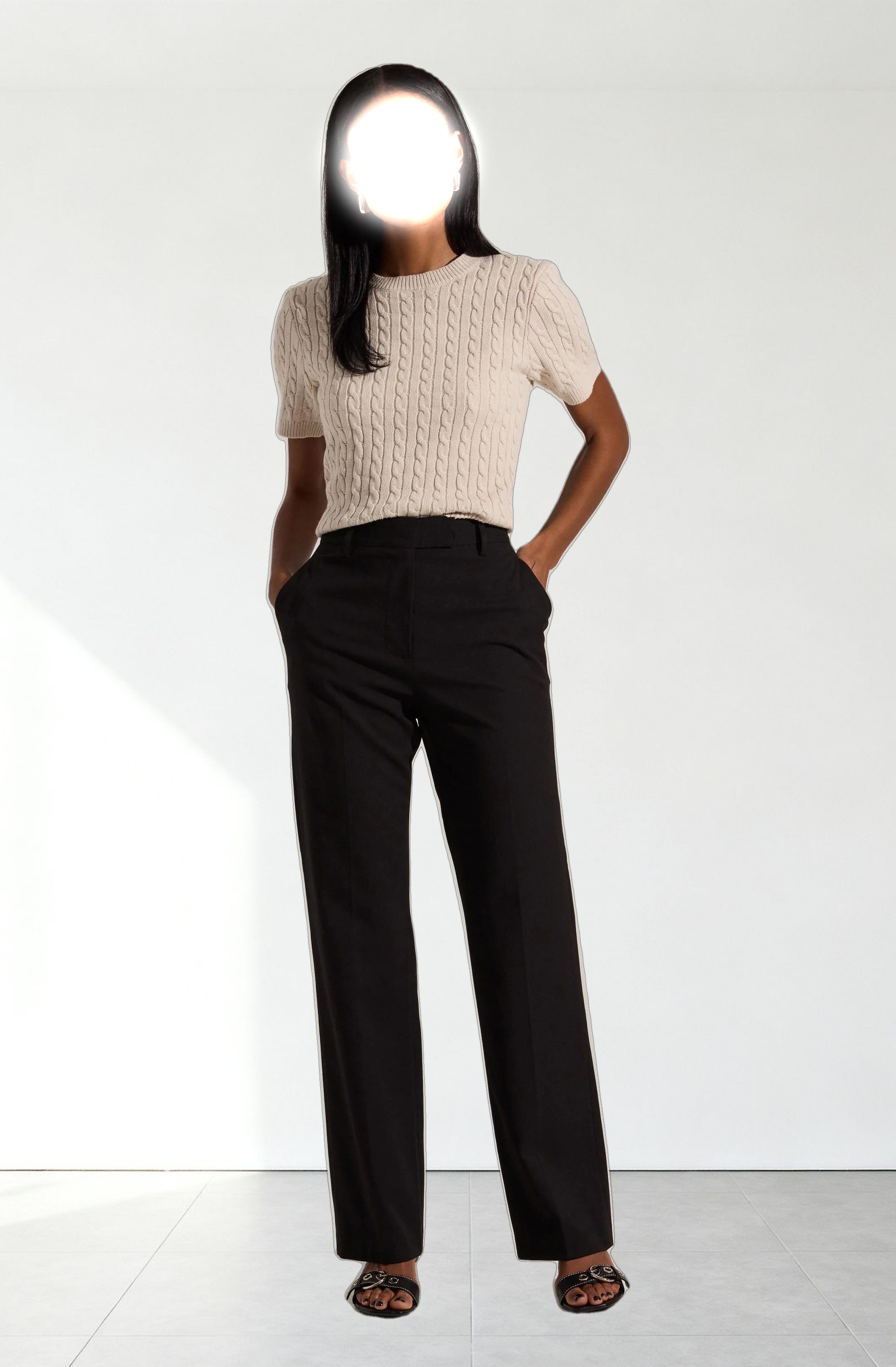 Brooks Pleated Tailored Pants
