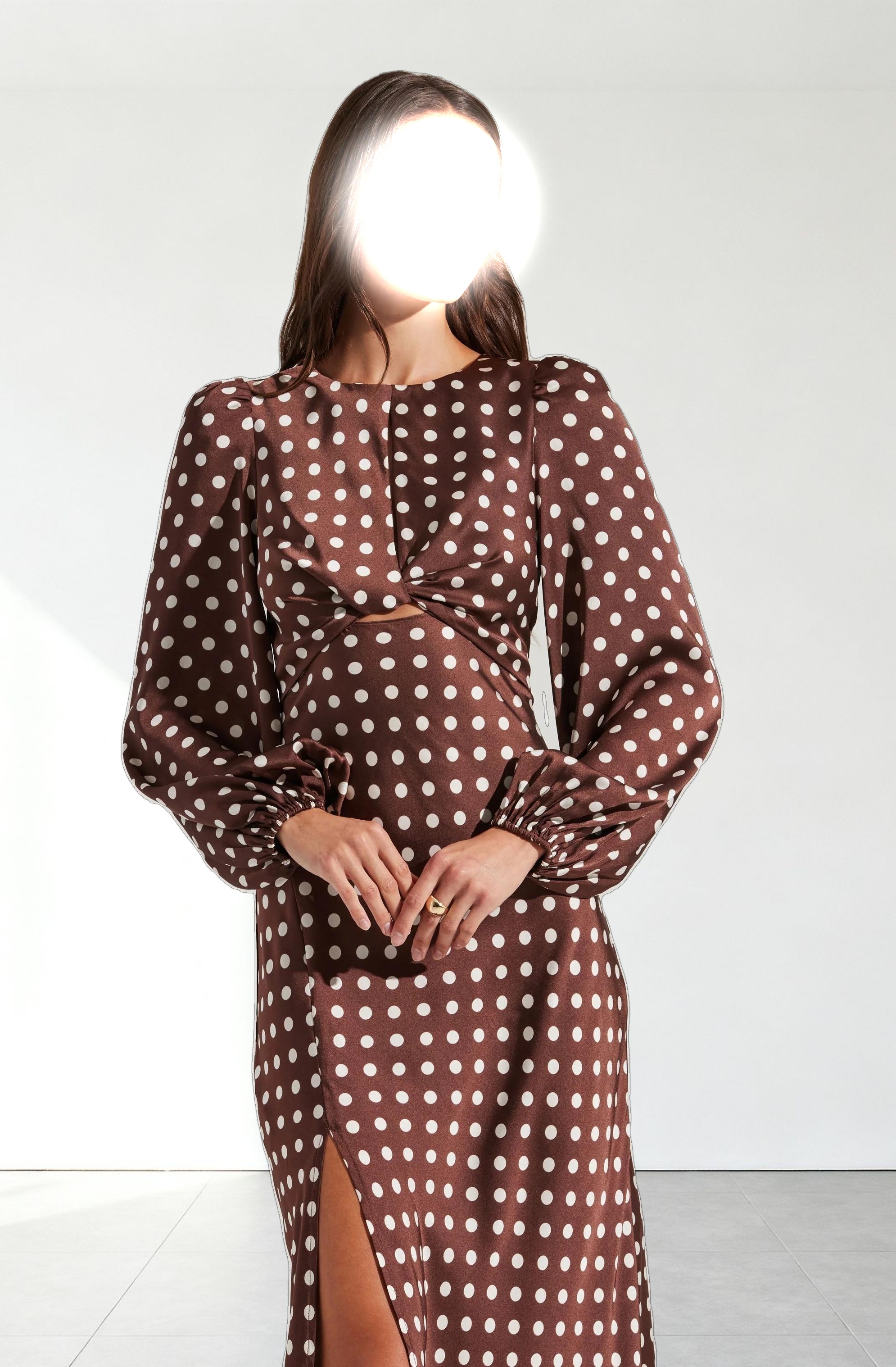 Suzy Polka Dot Midi Dress