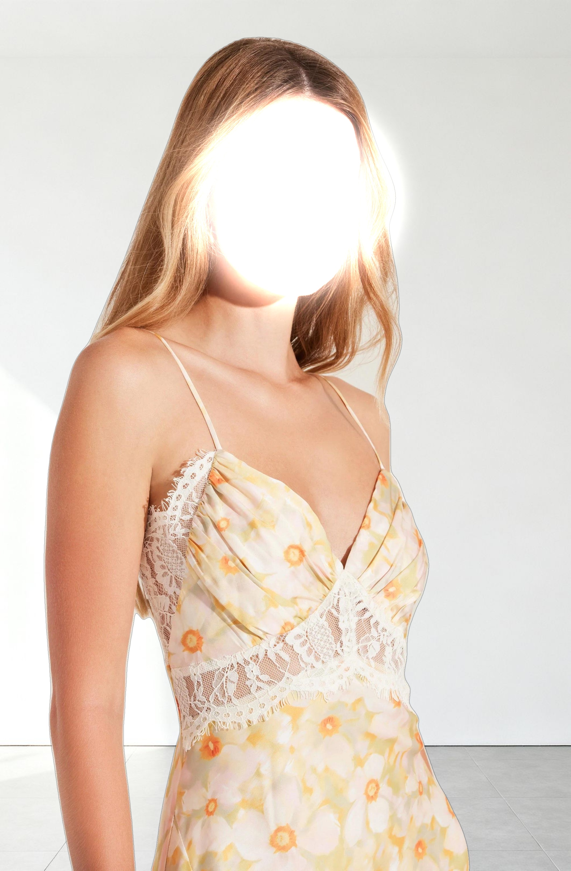 Ivanna Floral Lace Maxi Dress