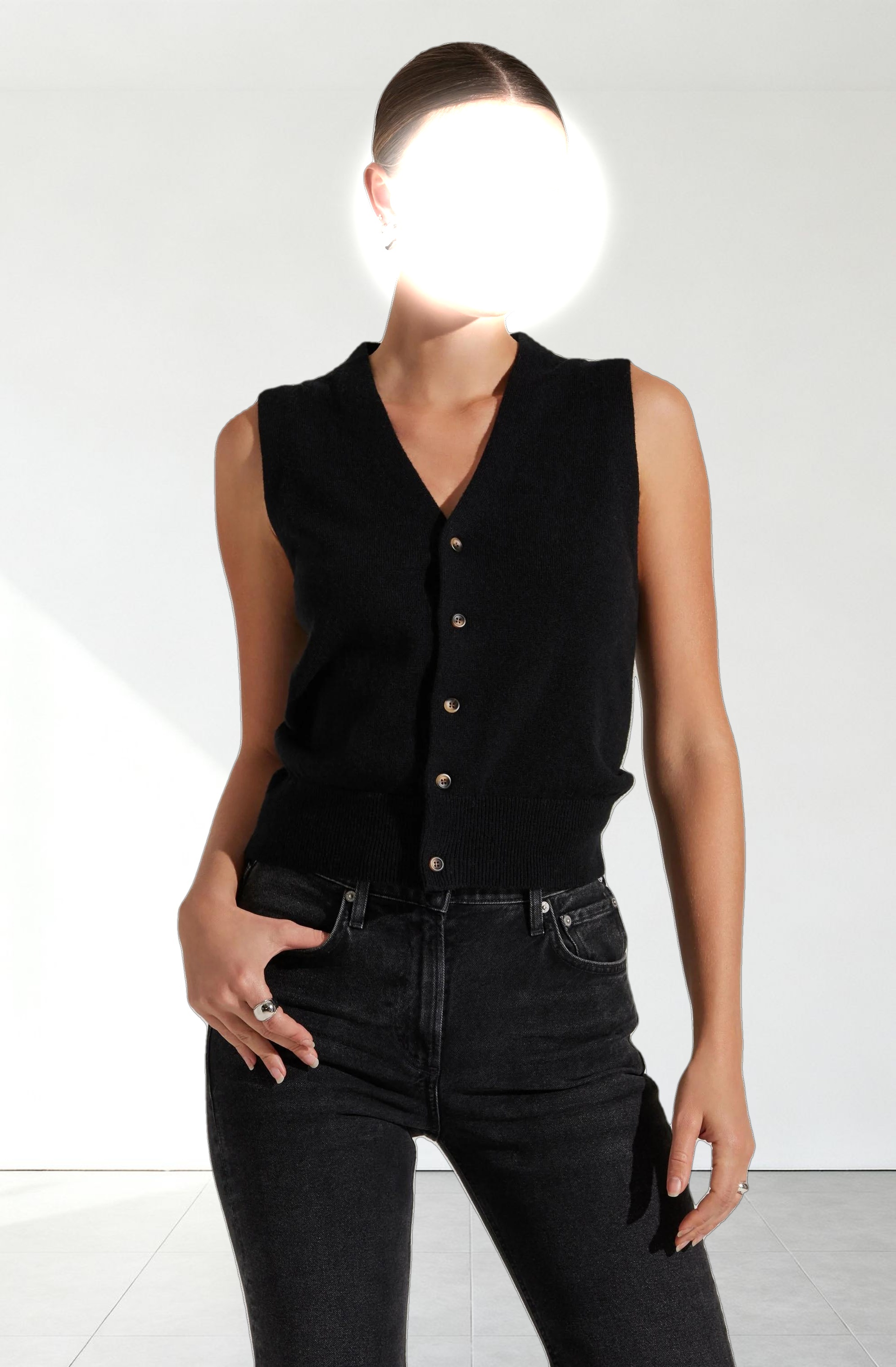 Eira Button-Up Sweater Vest