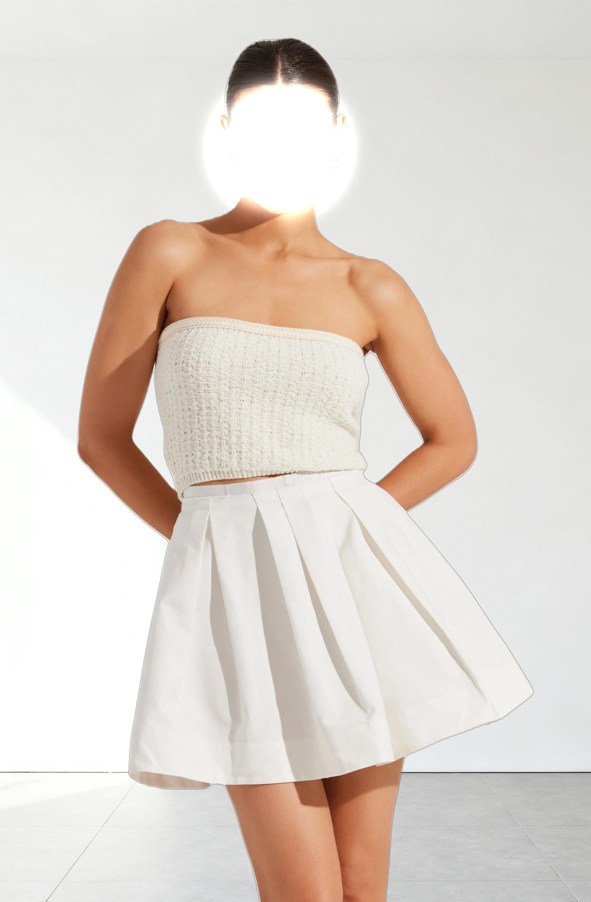 Antheia Pleated Mini Skirt