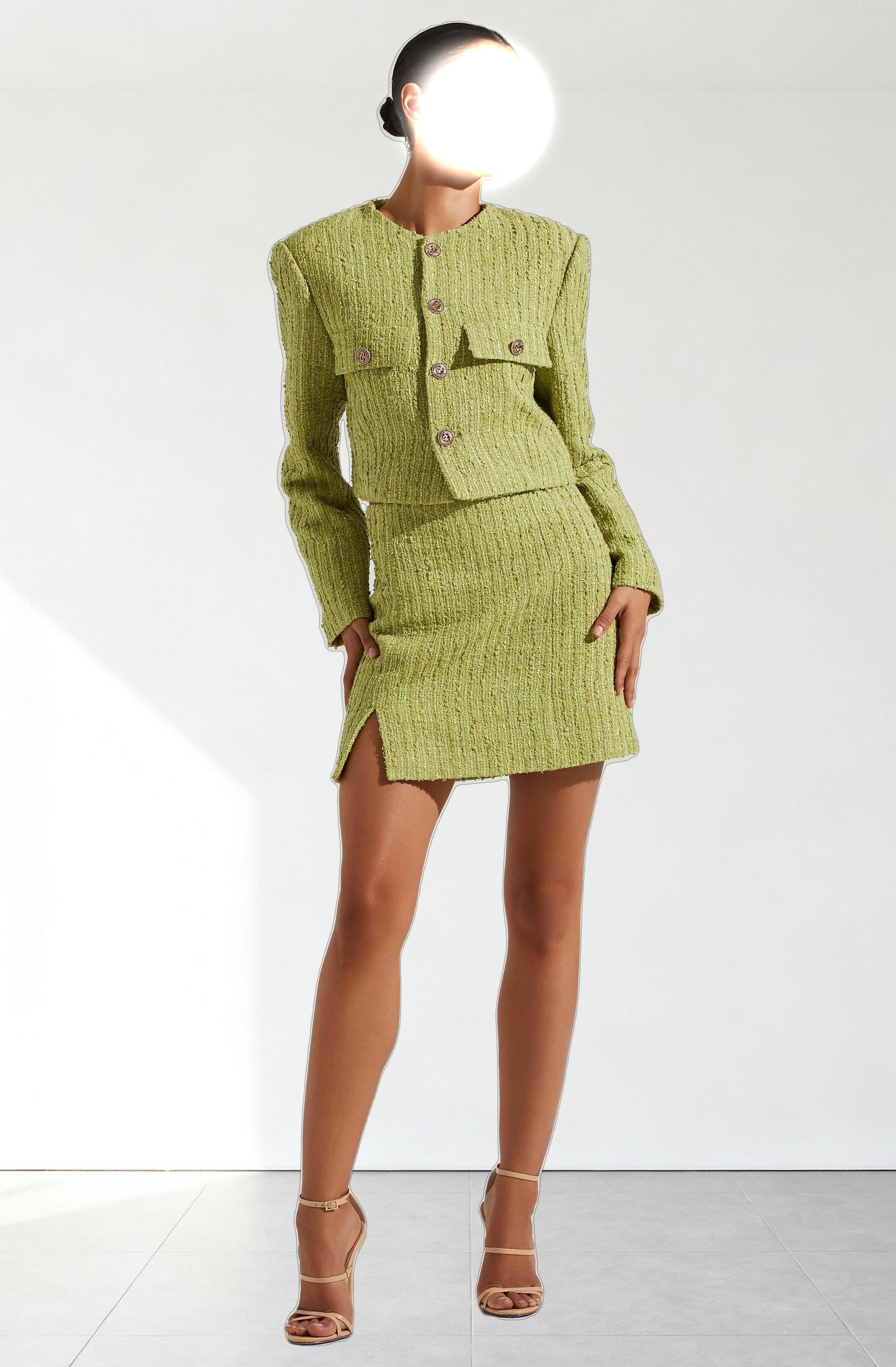 Covina Tweed Mini Skirt