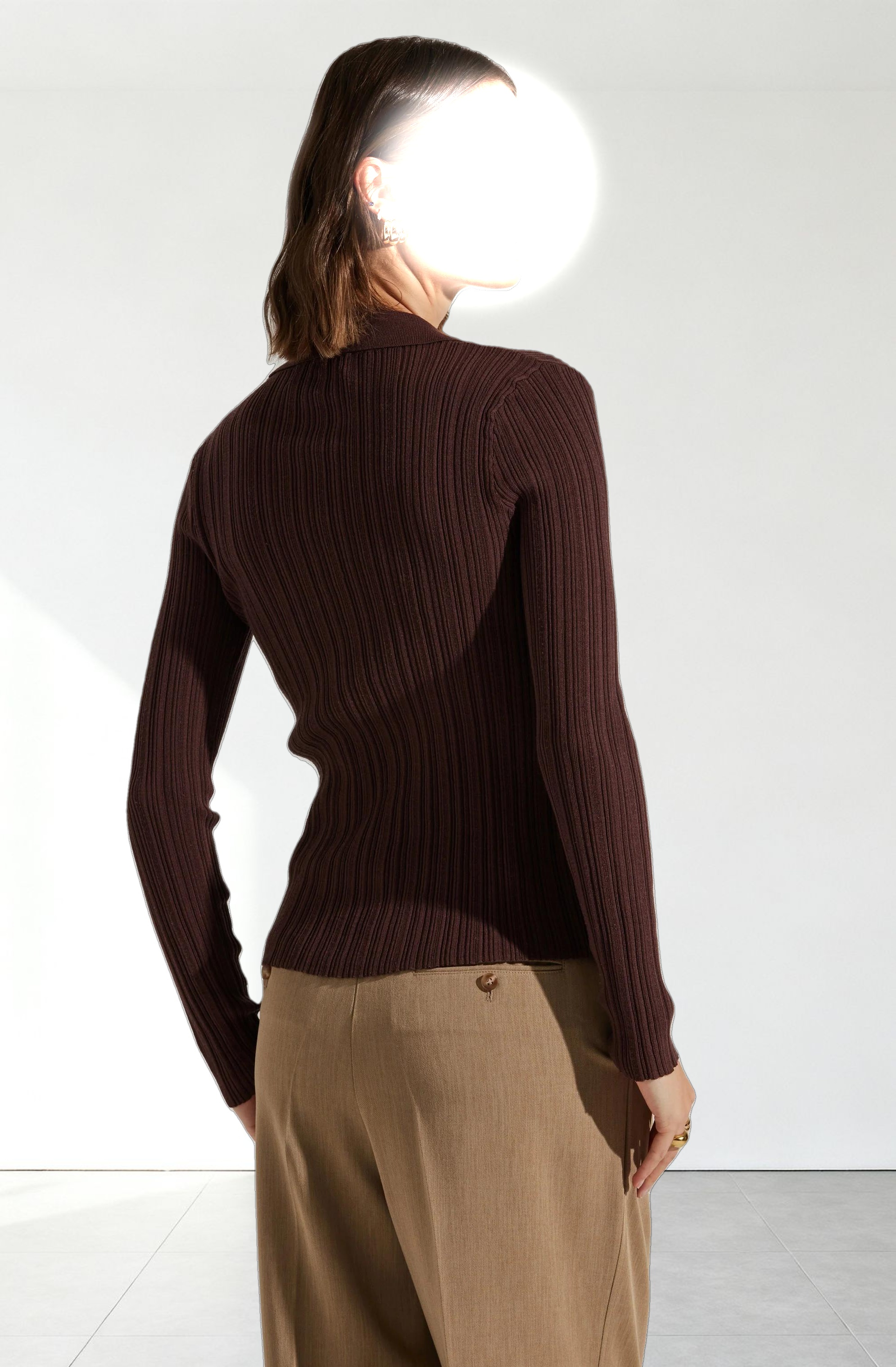 Eliot Collared Button-Up Sweater