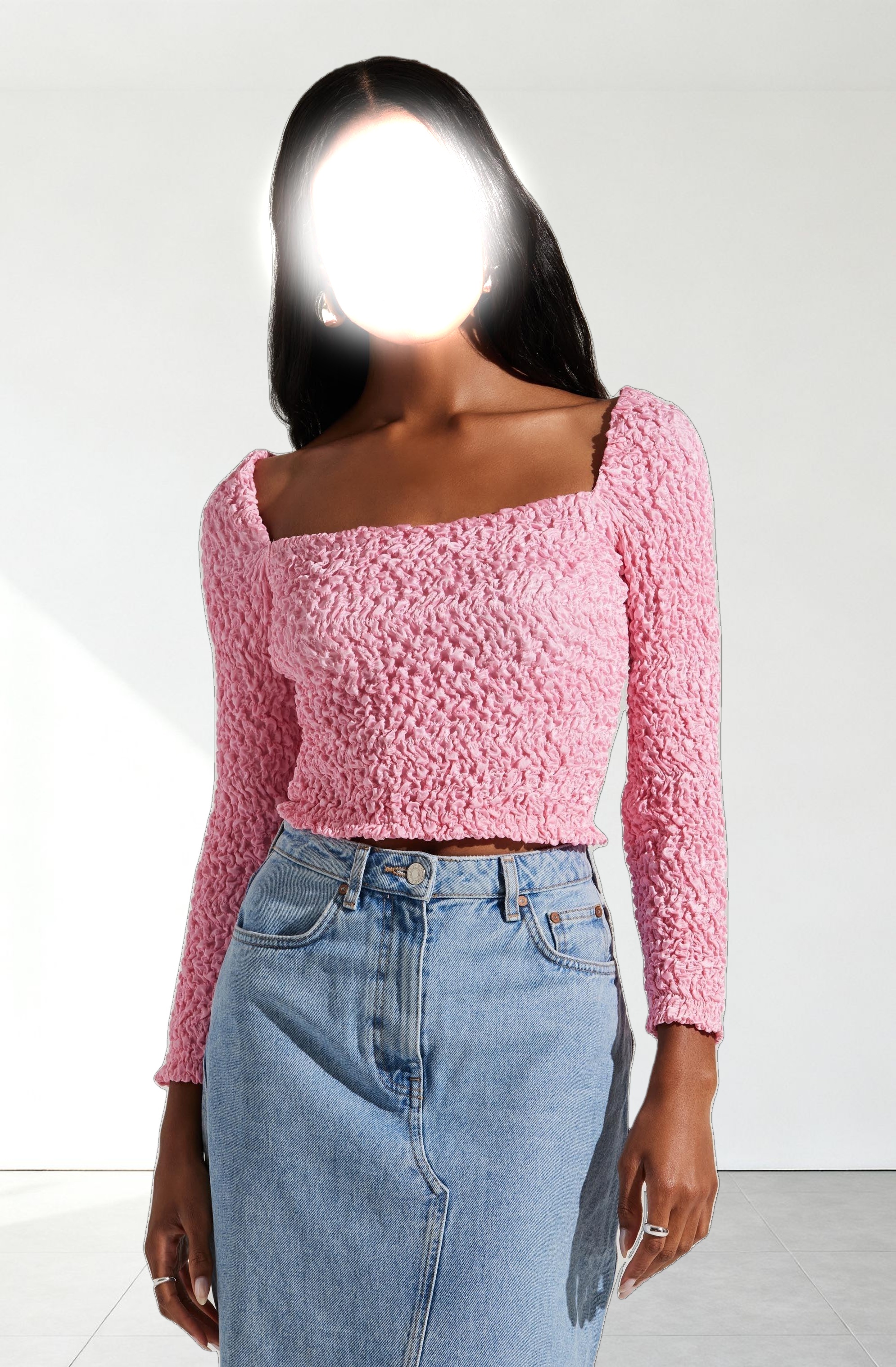 Sorrel Cropped Long Sleeve Top
