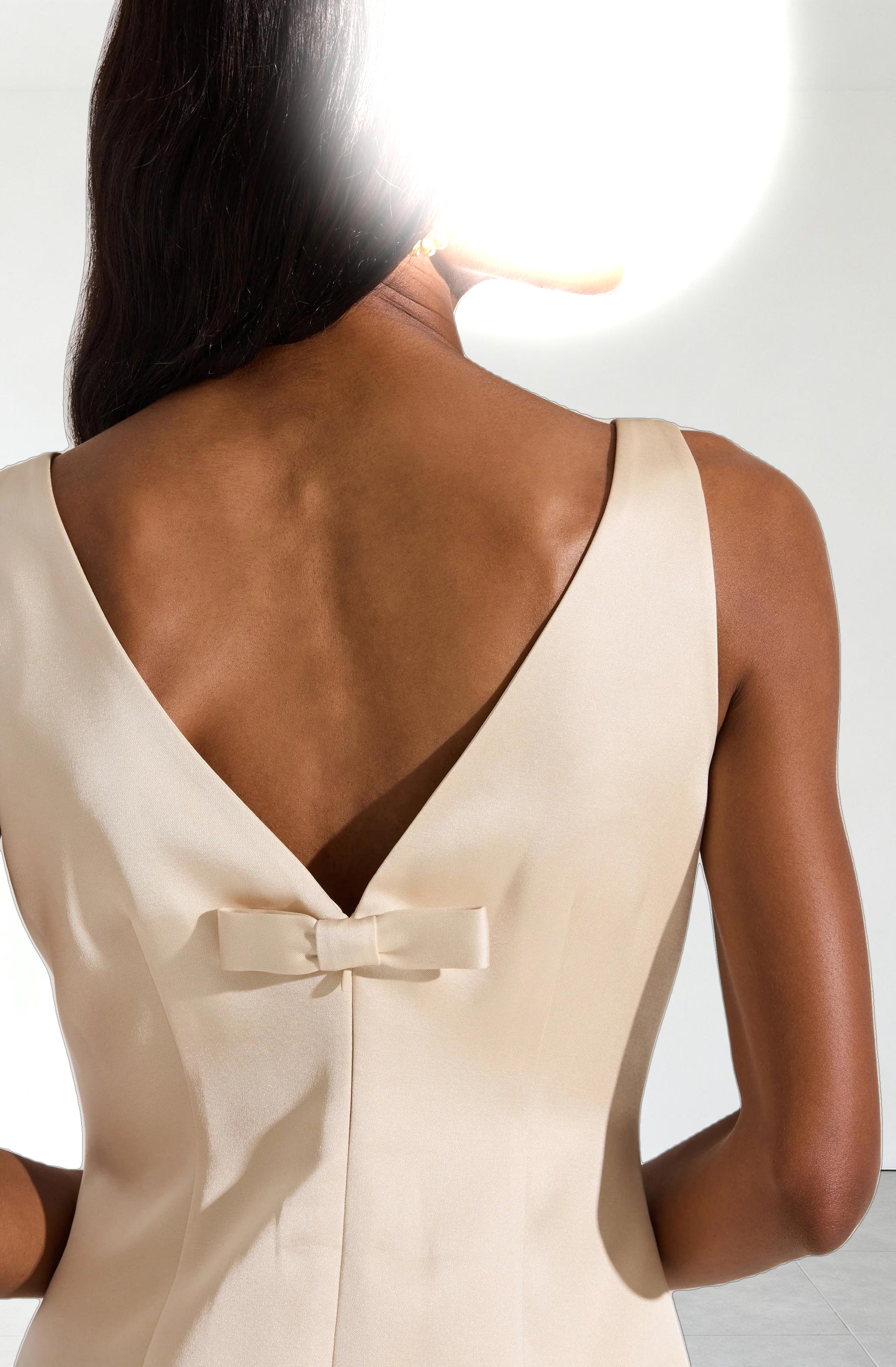 Alisanne Satin Mini Dress