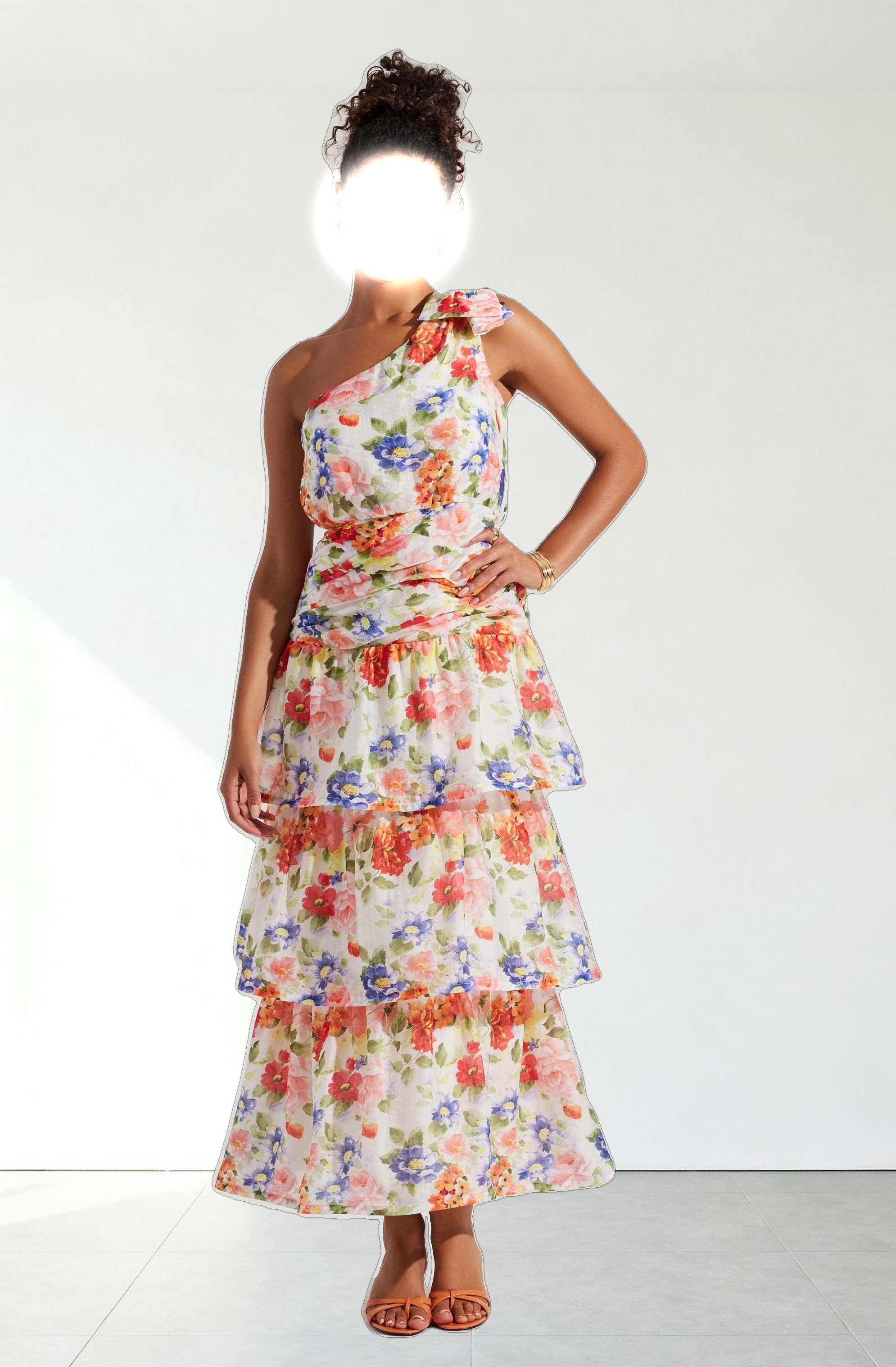 Natali One Shoulder Maxi Dress