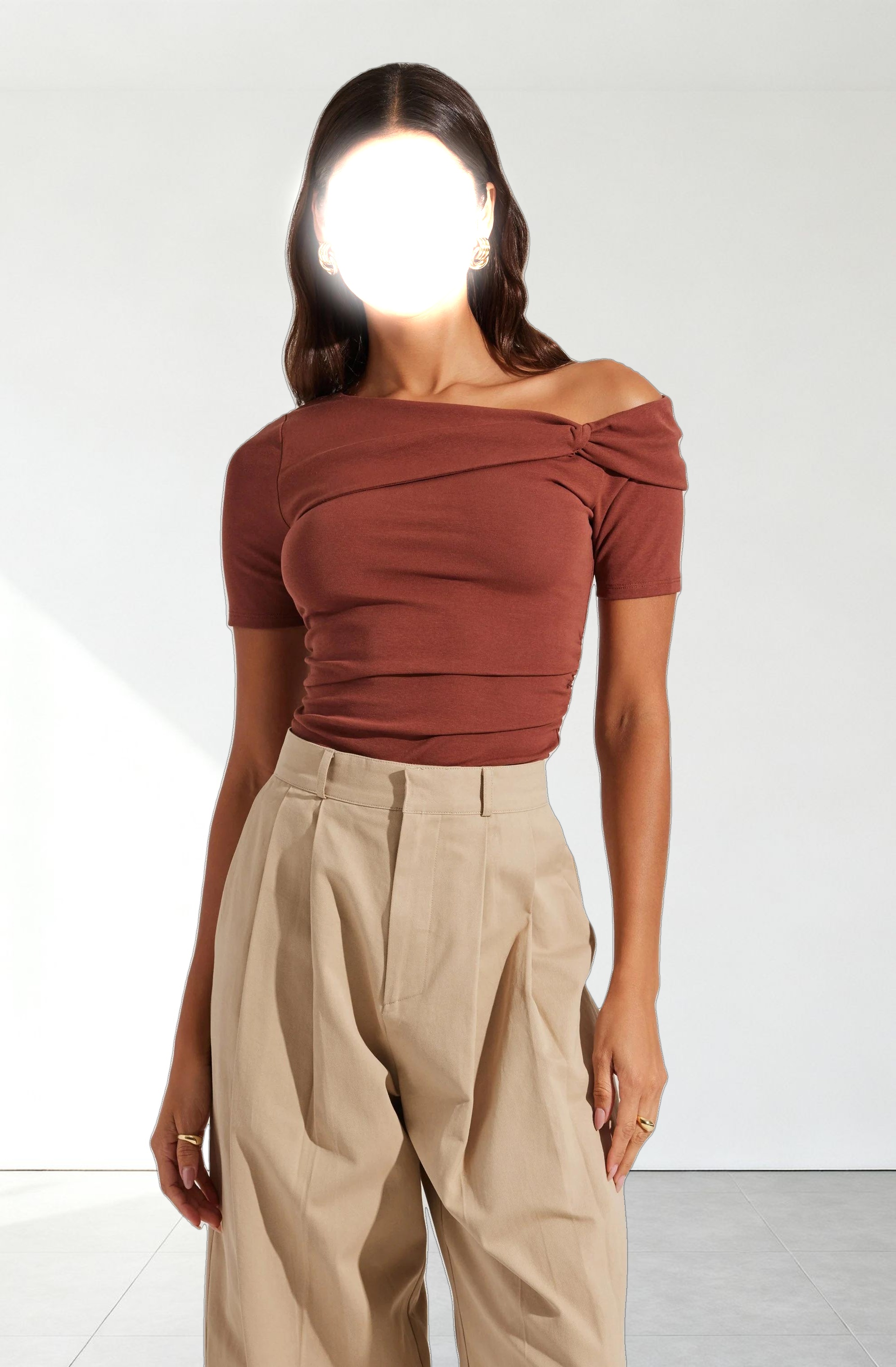 Saylah Off Shoulder Twist Top