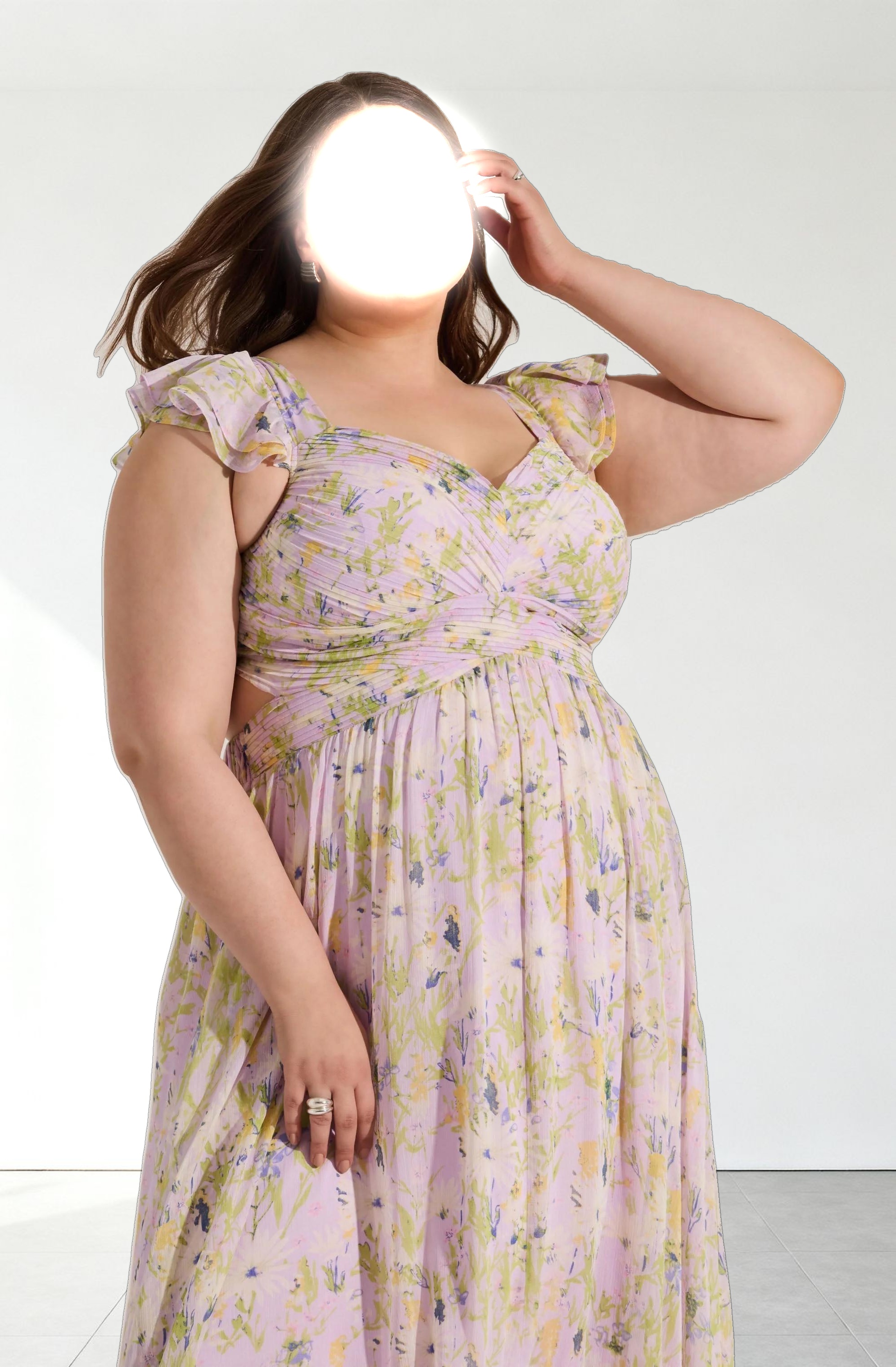 Primrose Floral Strappy Back Maxi Dress