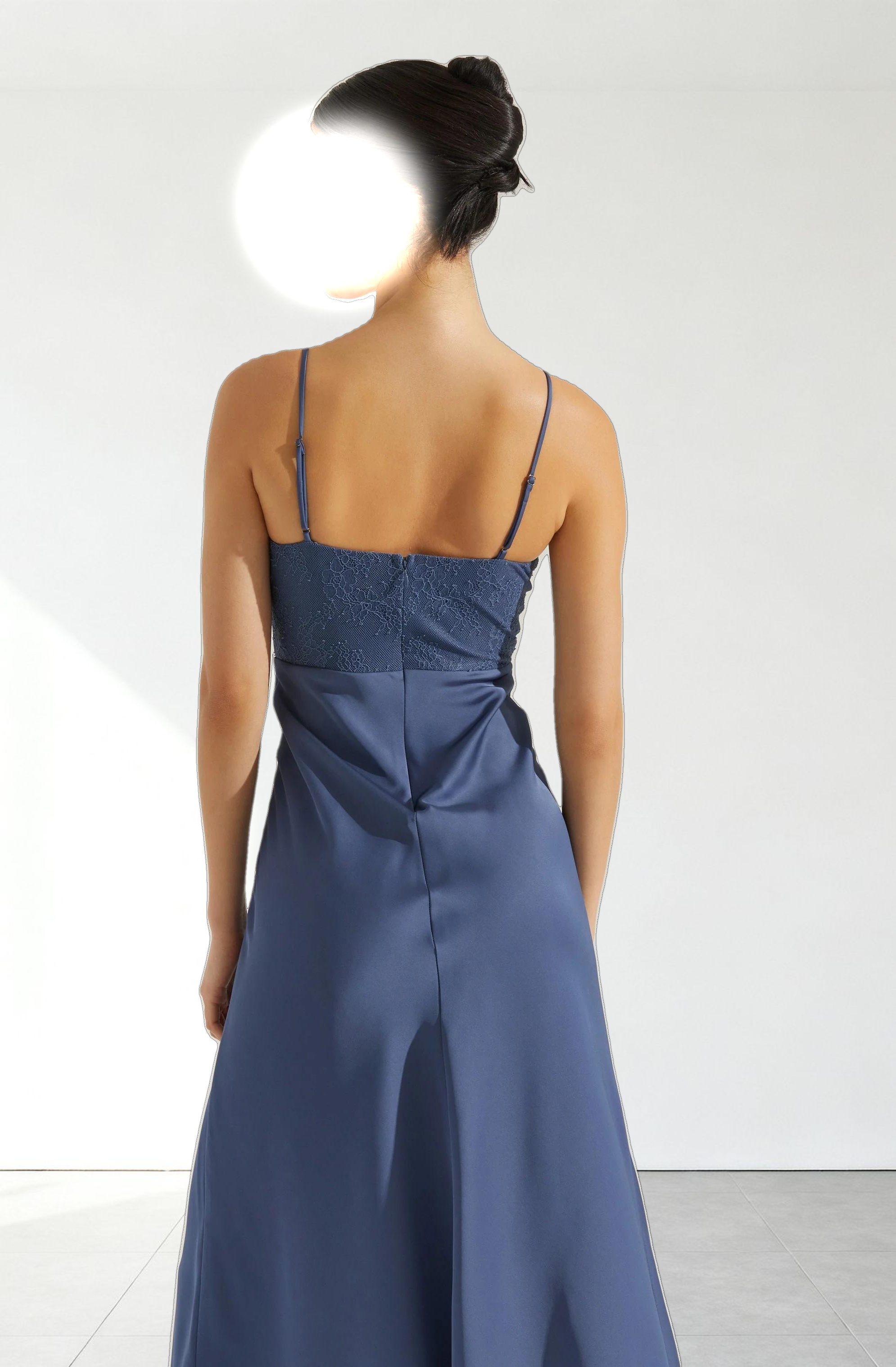 Lace Bustier Midi Dress