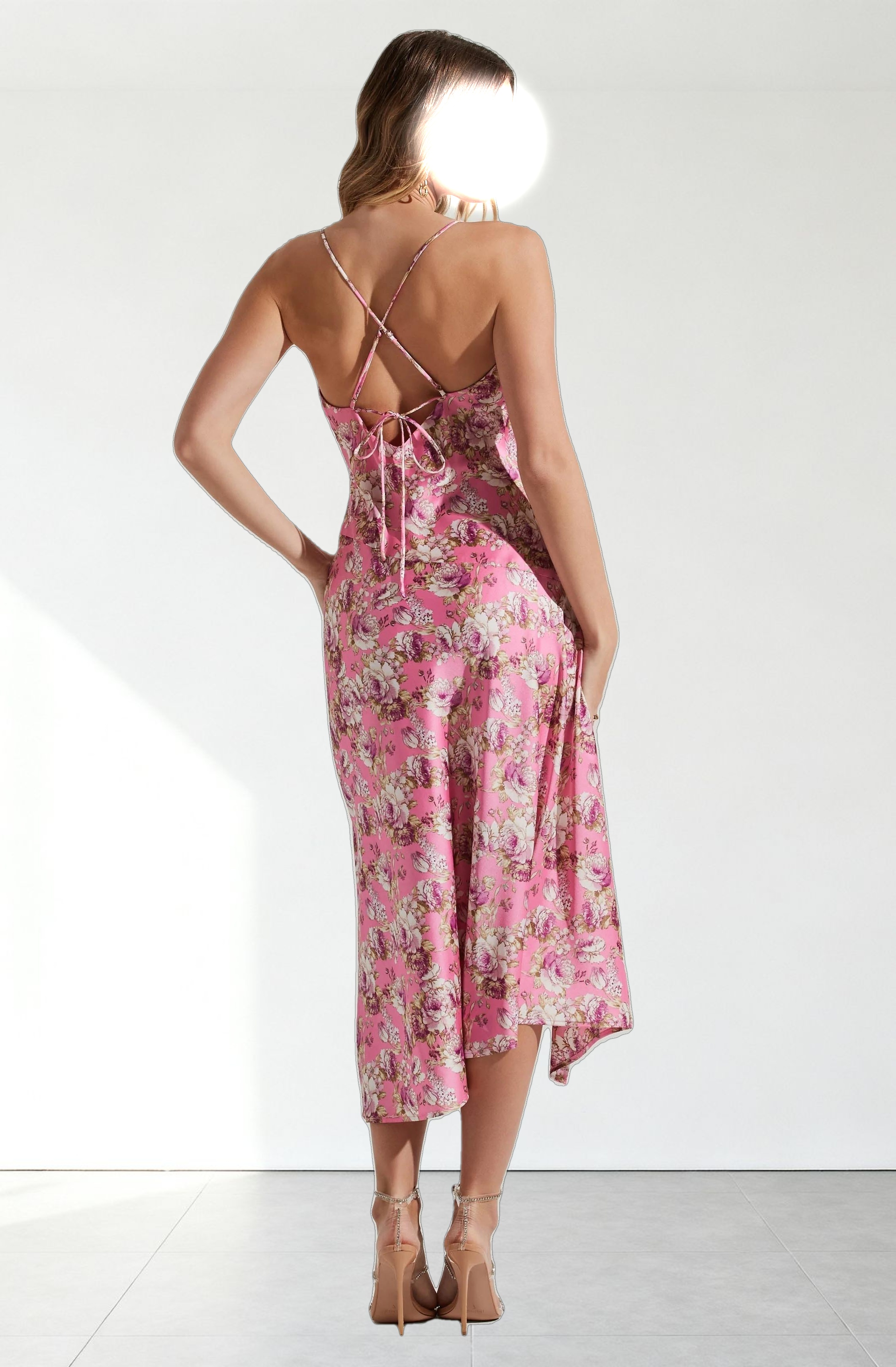 Gaia Floral Midi Dress