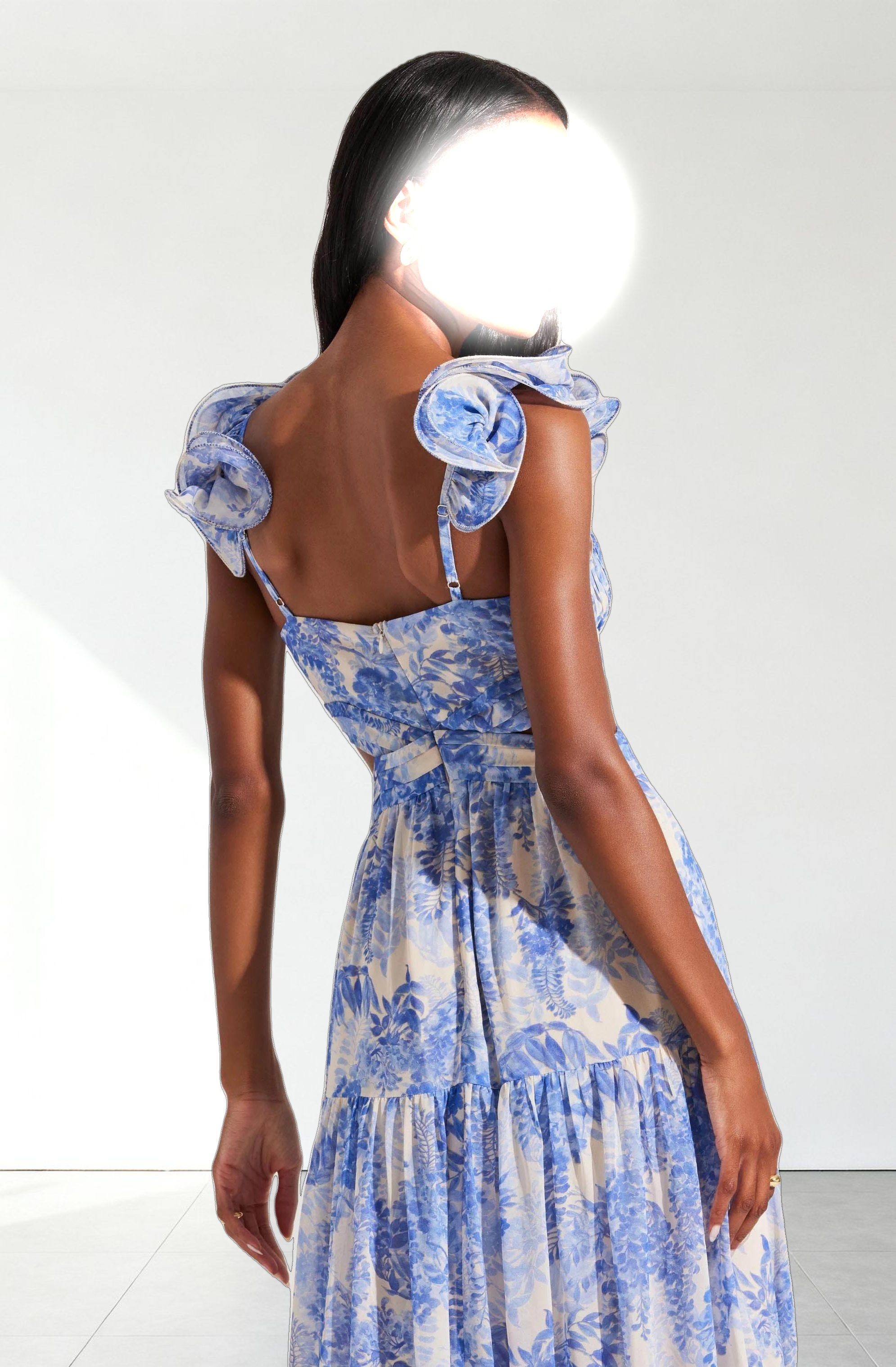 Fritillaria Floral Maxi Dress