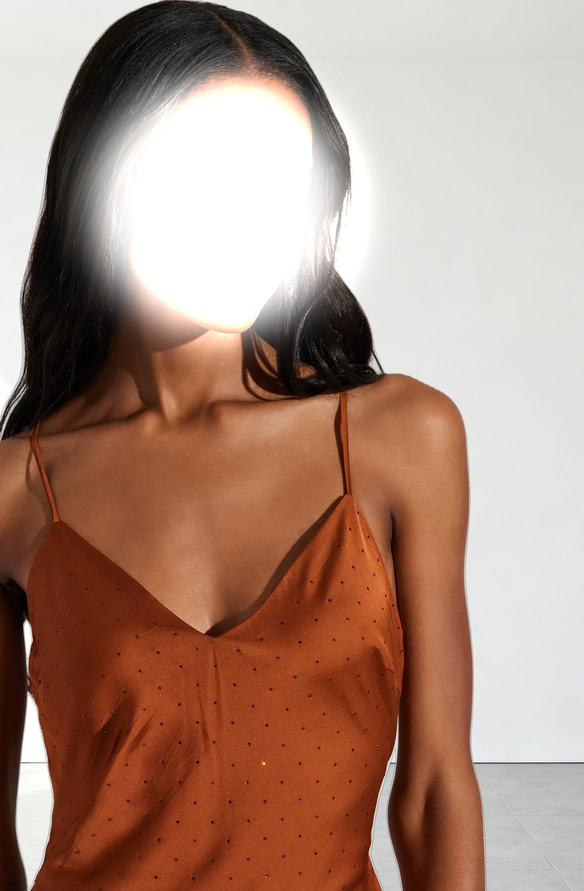 Bonney Rhinestone Maxi Slip Dress