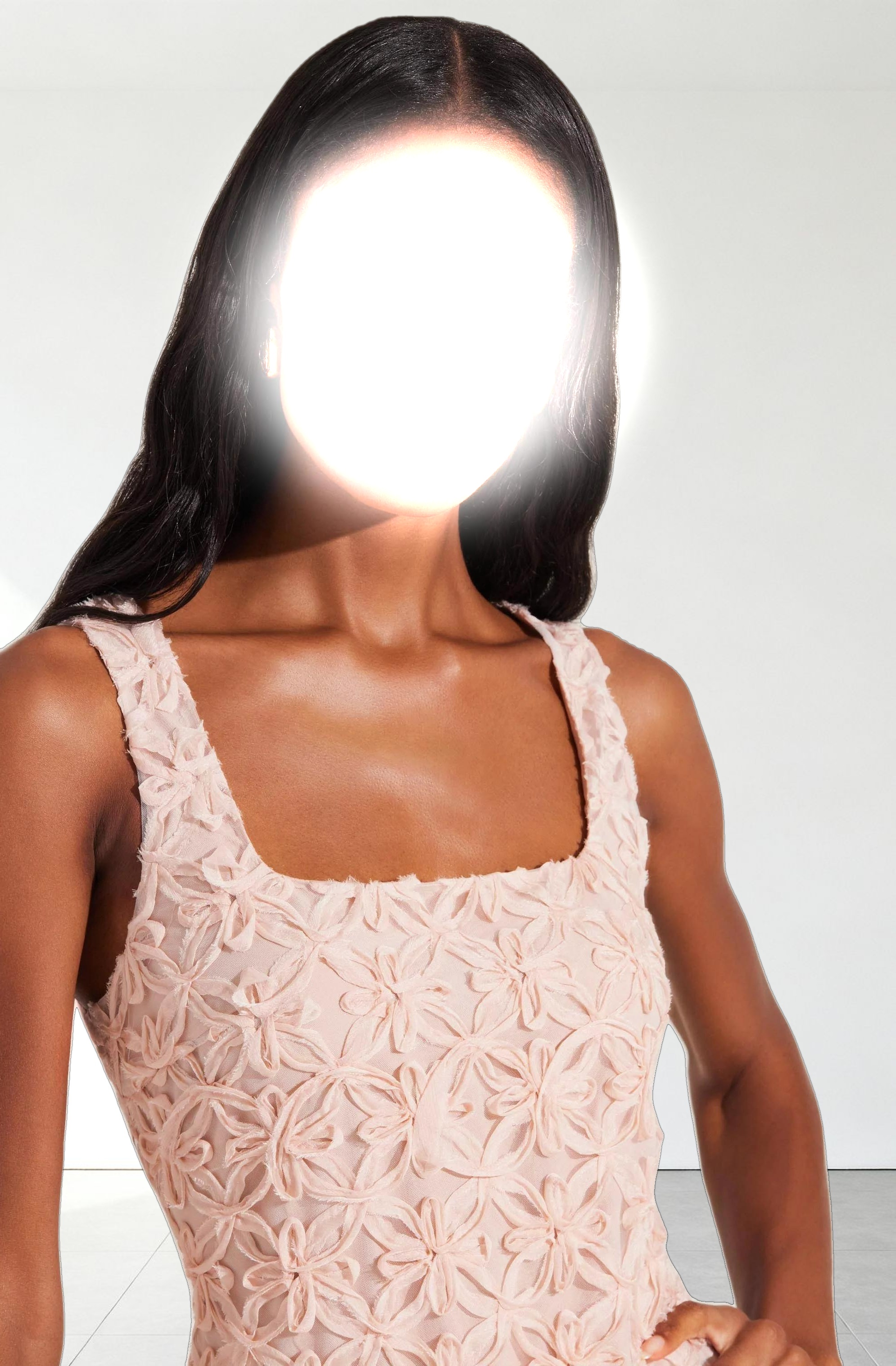 Fable 3D Floral Bubble Dress