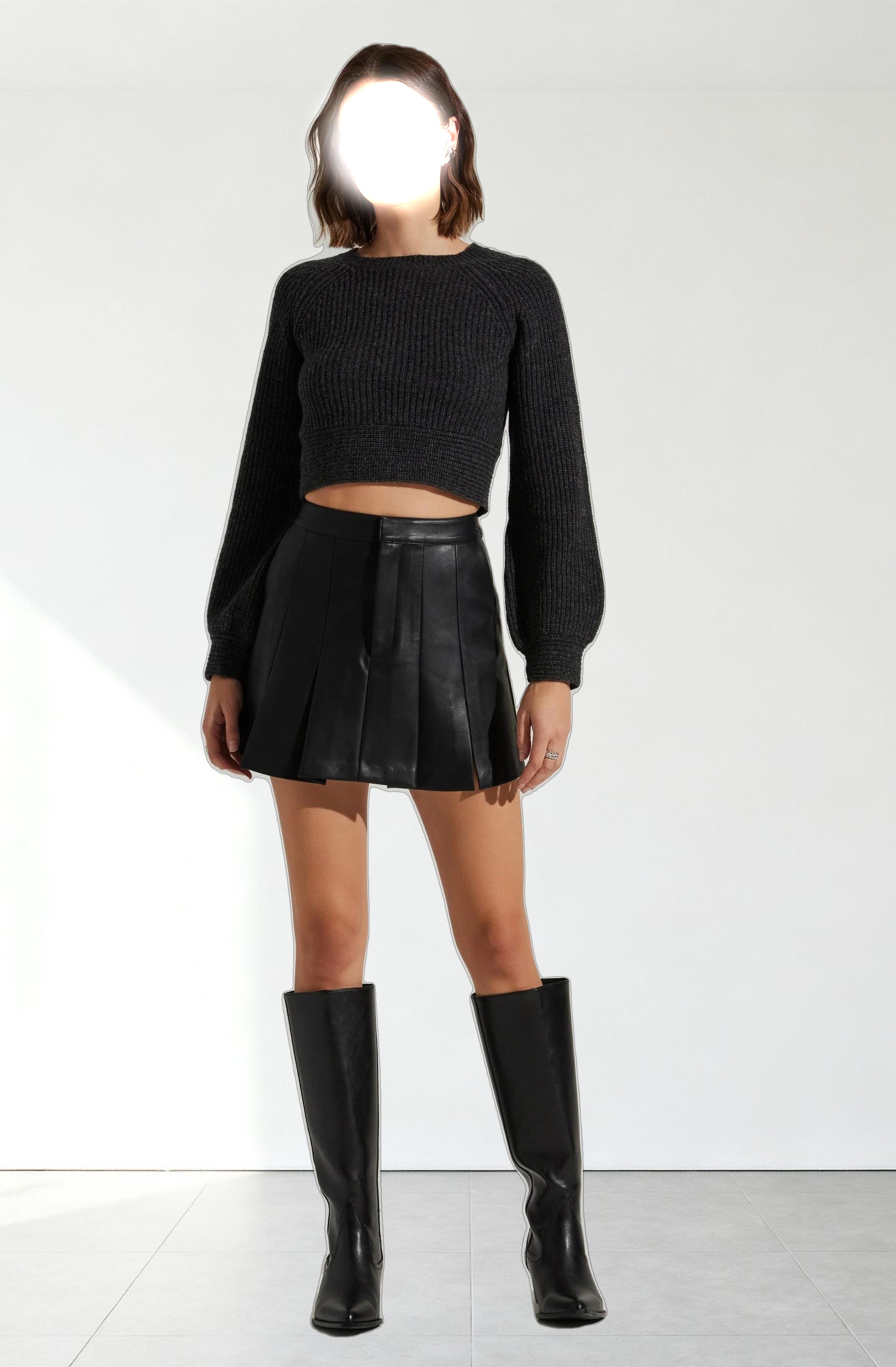 Eila Contrast Bow Back Sweater