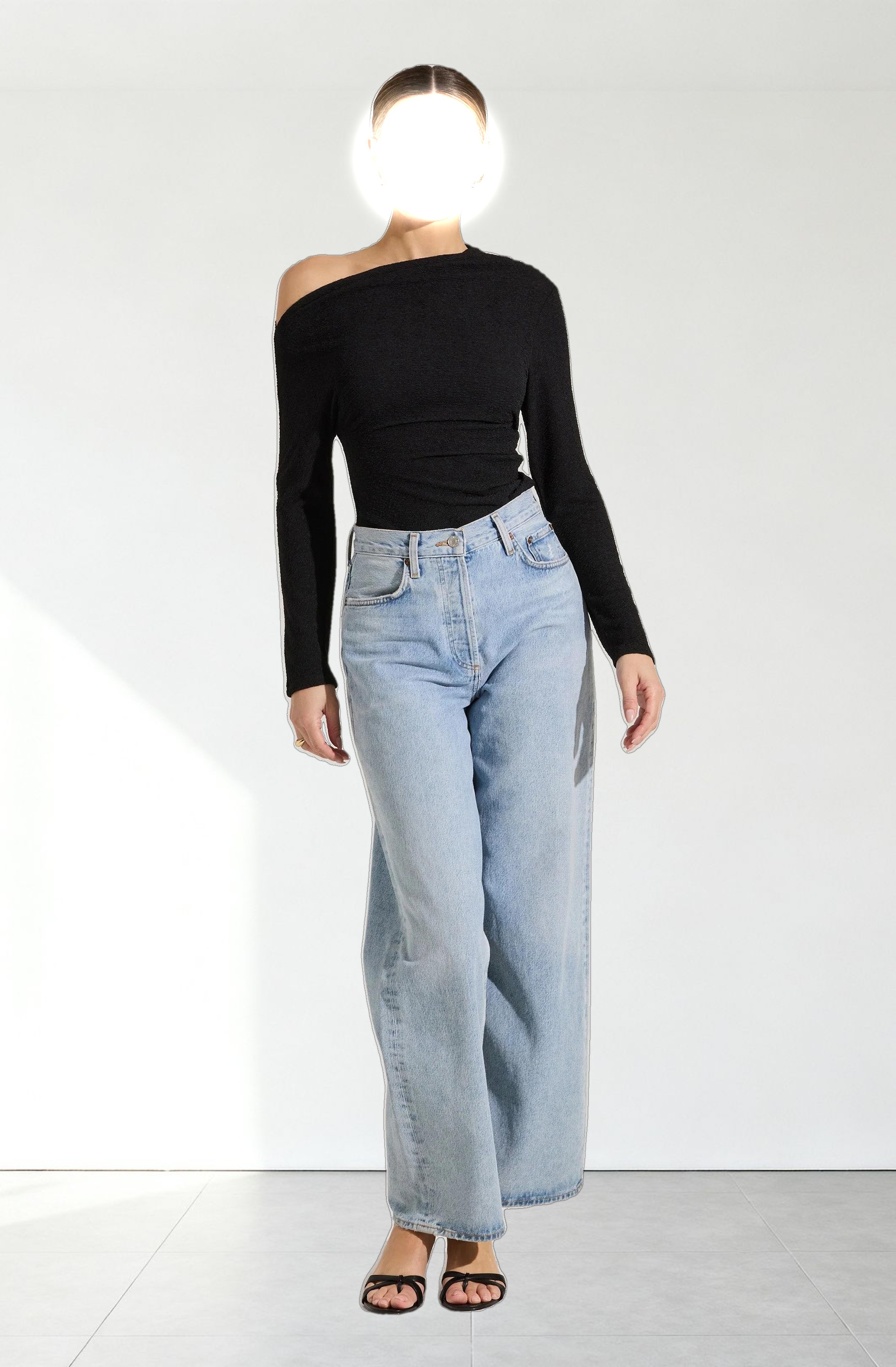 Textured Off Shoulder Top
