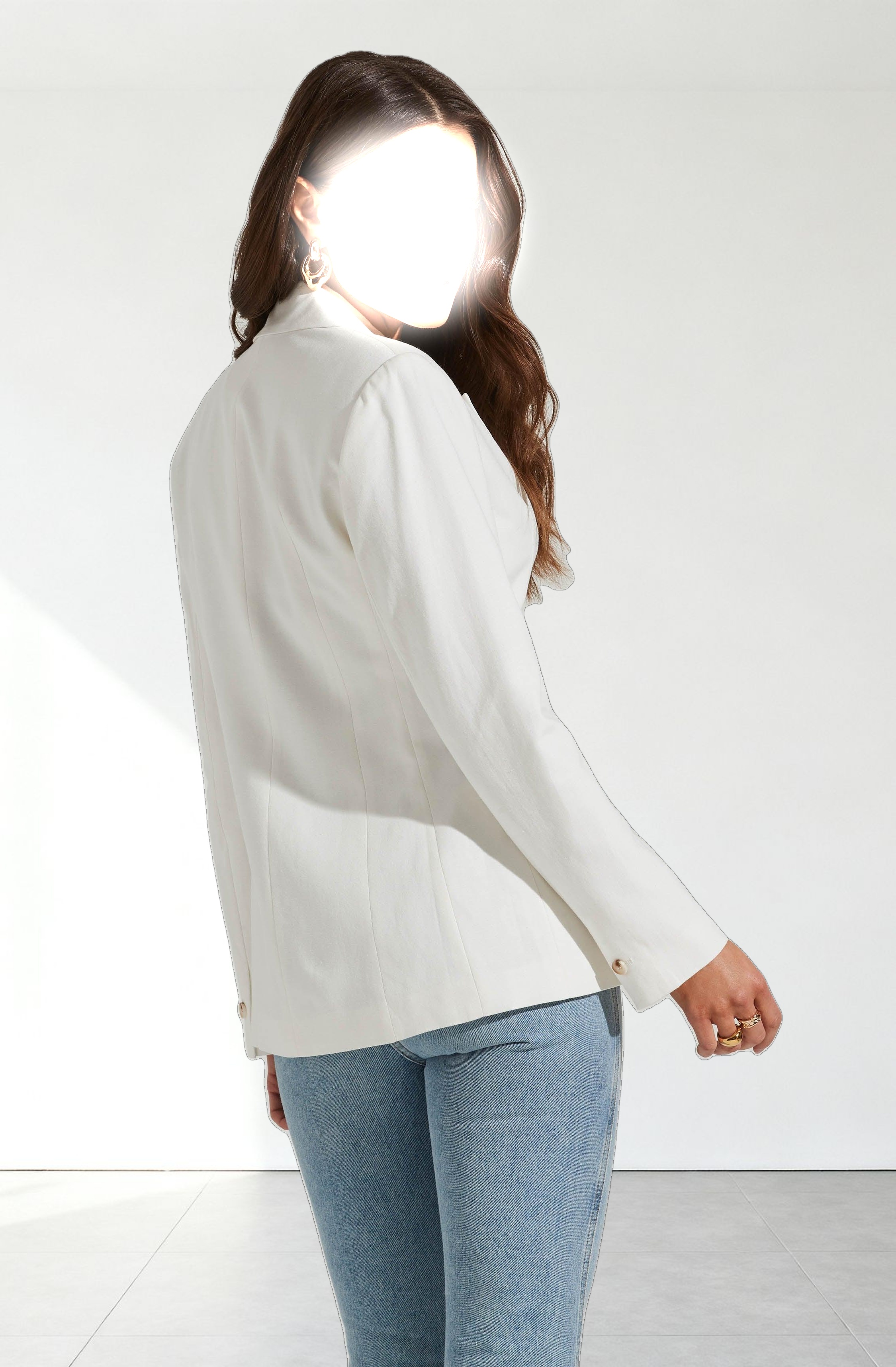 Fitted Buttoned Blazer