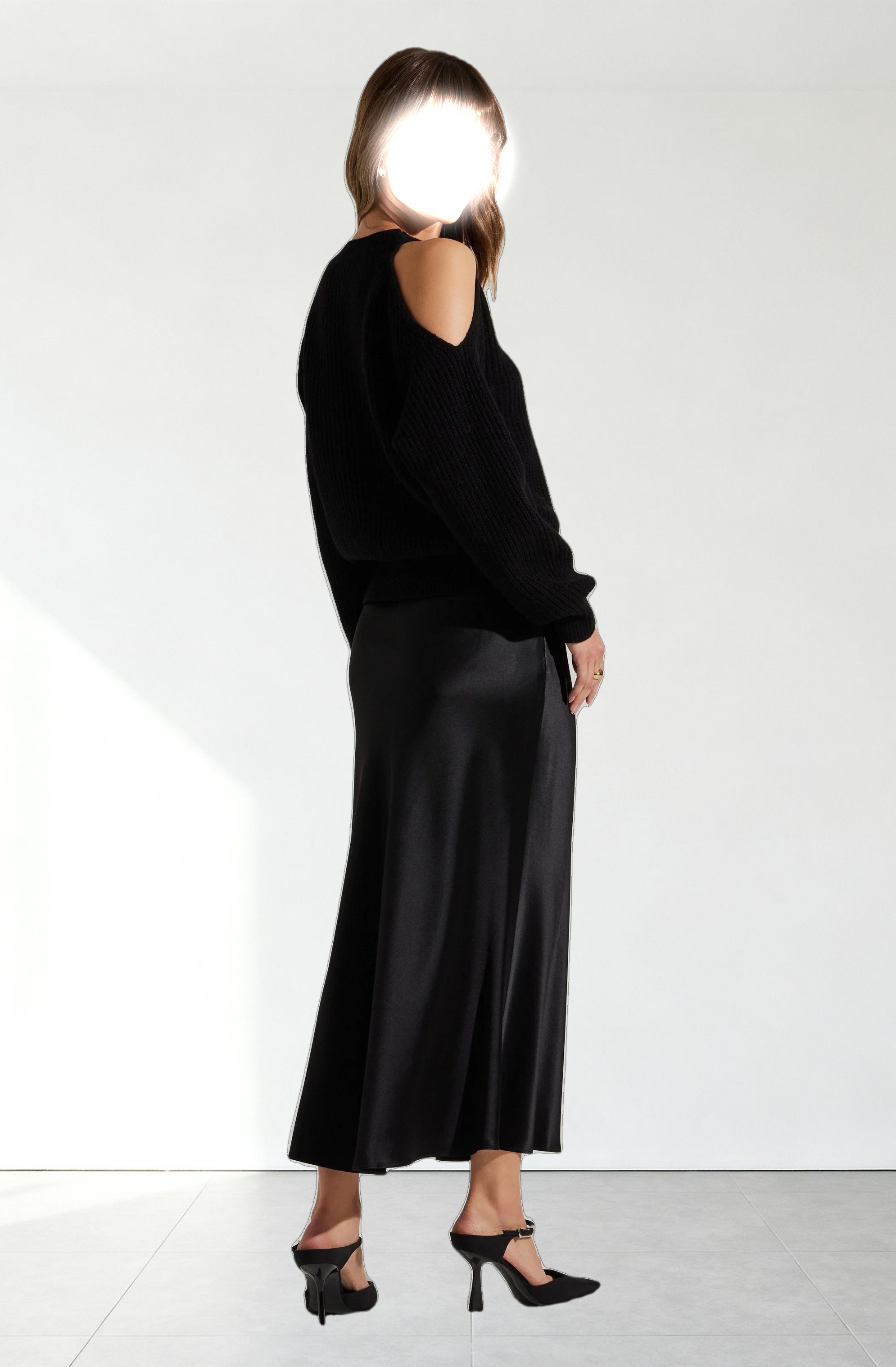 Windey Satin Maxi Skirt