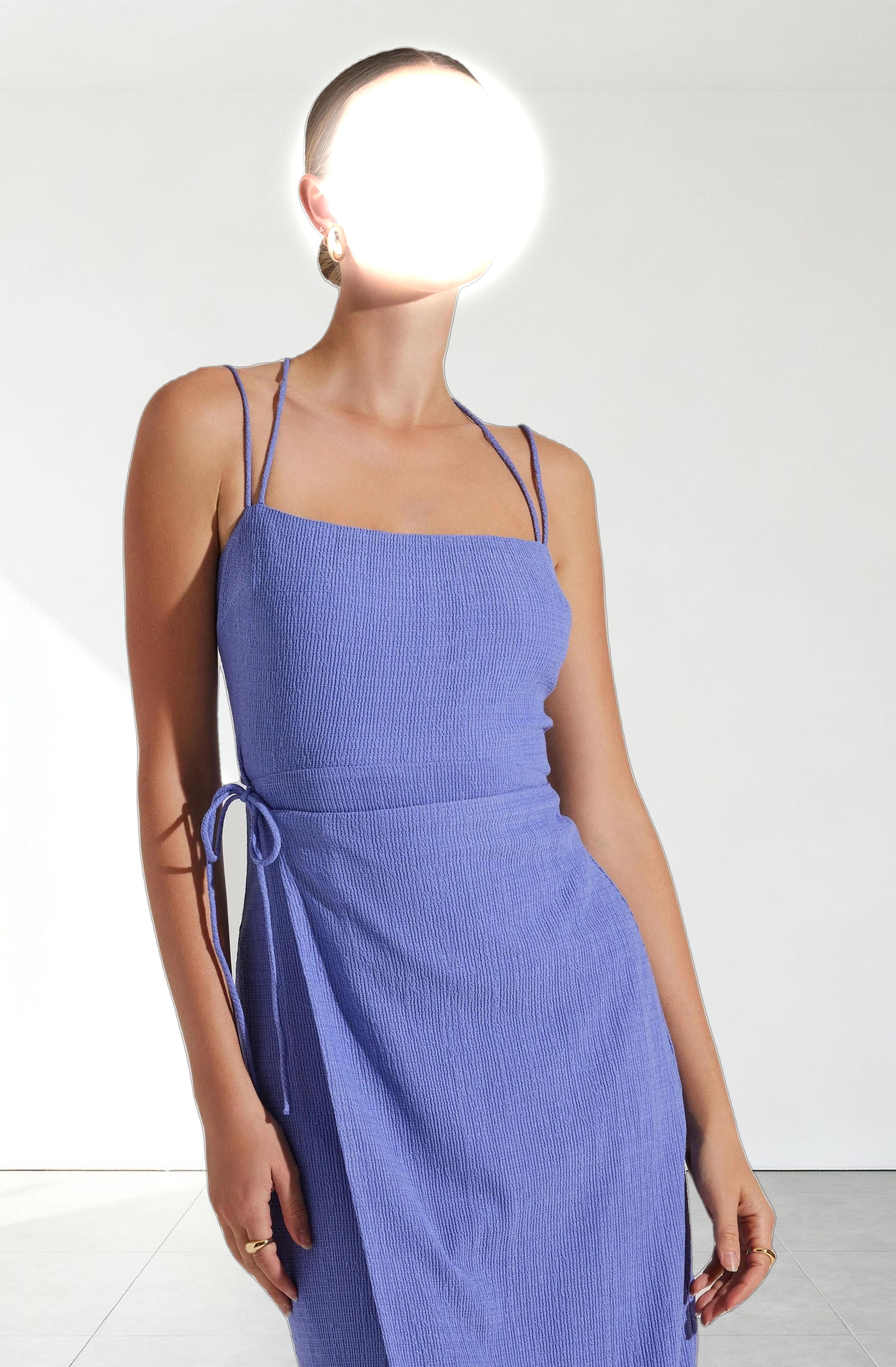 Brinda Wrap Midi Dress