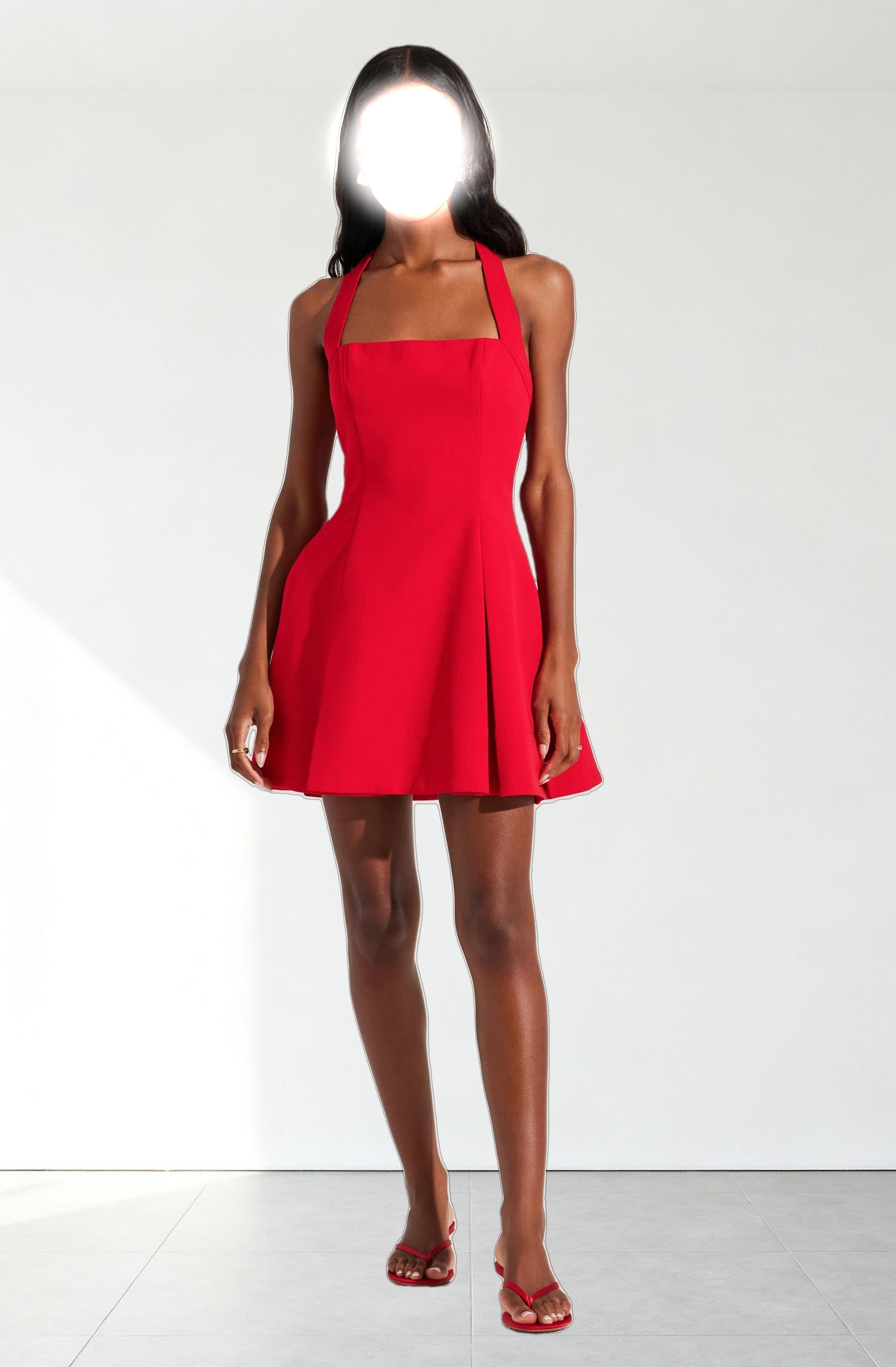 Lilibeth Halter Neck Mini Dress