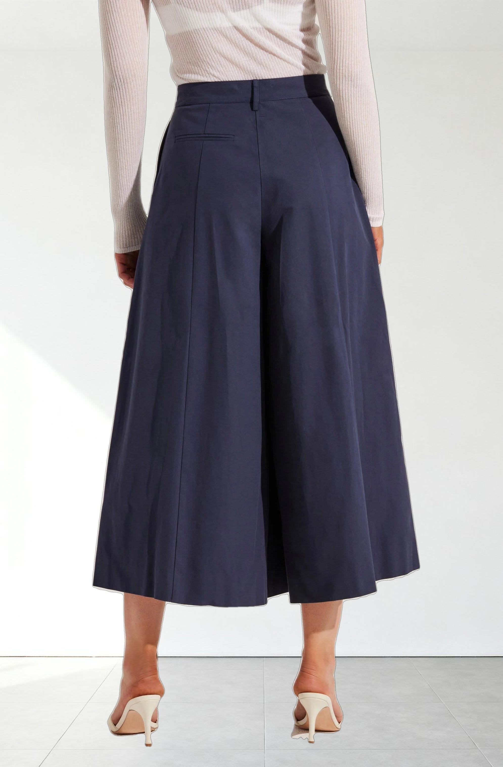 Rowen Pleated Culotte Pants